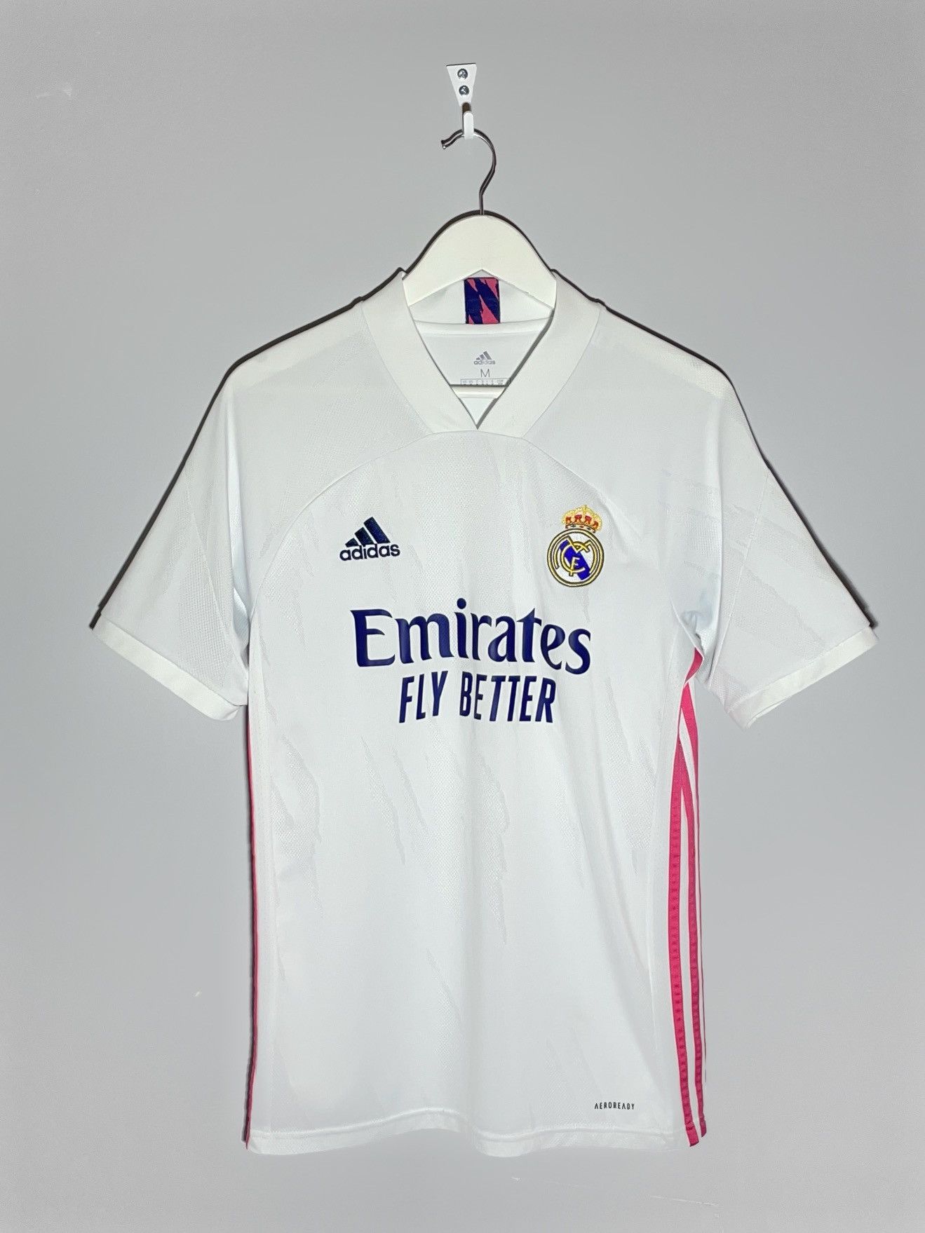 Adidas Real Madrid Adidas 2020/21 Home Y2k Football Shirt Size US M / EU 48-50 / 2 - 1 Thumbnail