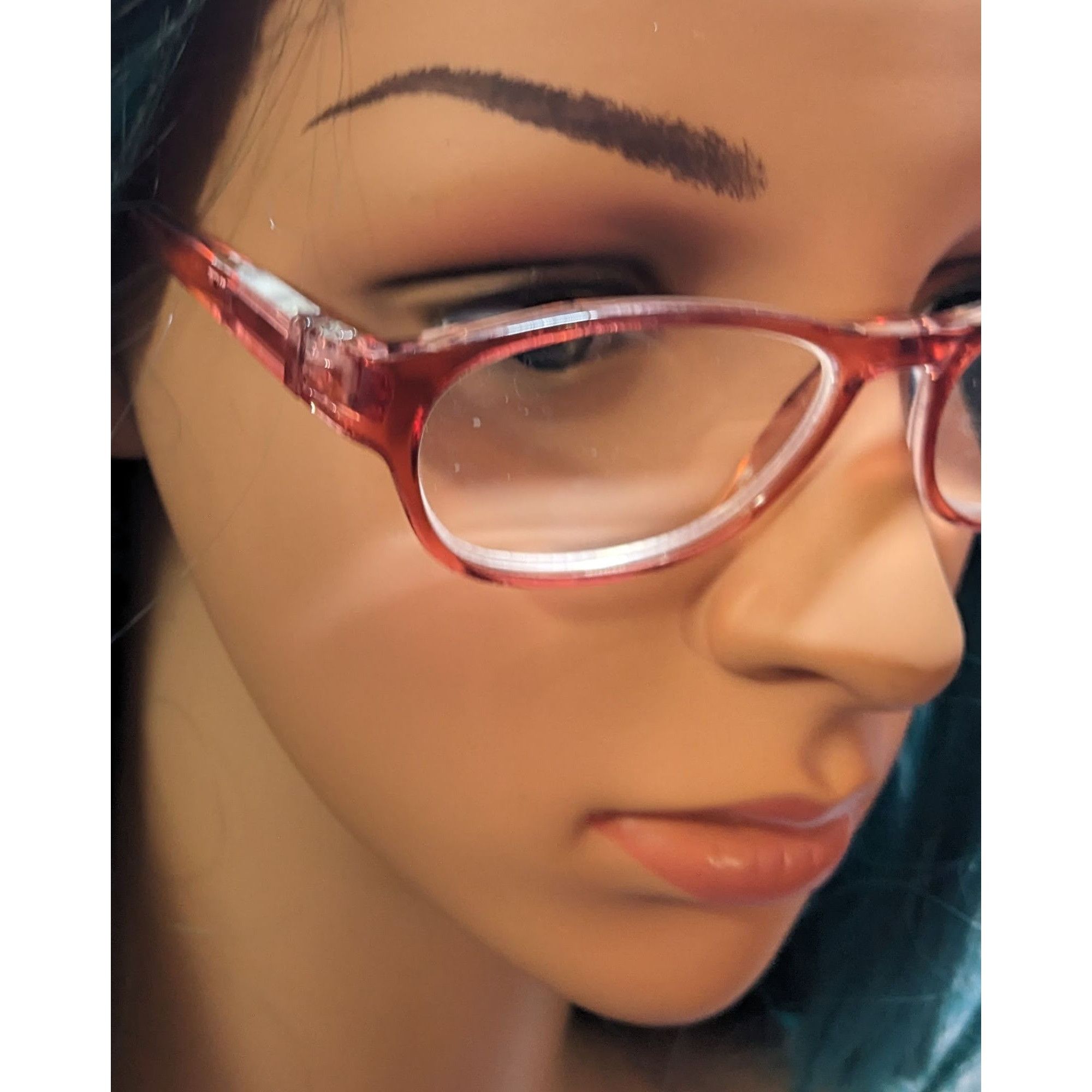 Other ABS Pink Translucent Retro Reading GLasses Size ONE SIZE - 10 Thumbnail