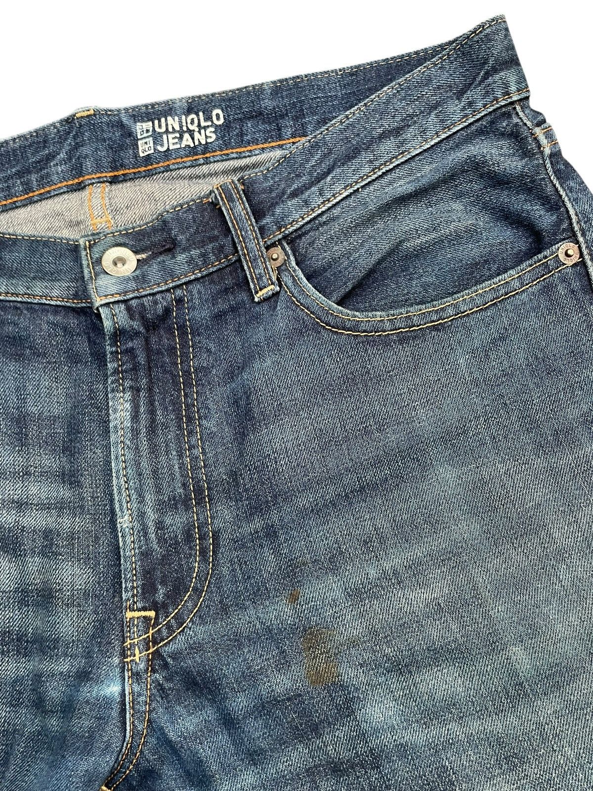 Japanese Brand Uniqlo Redline Selvedge Denim Size US 35 - 4 Thumbnail