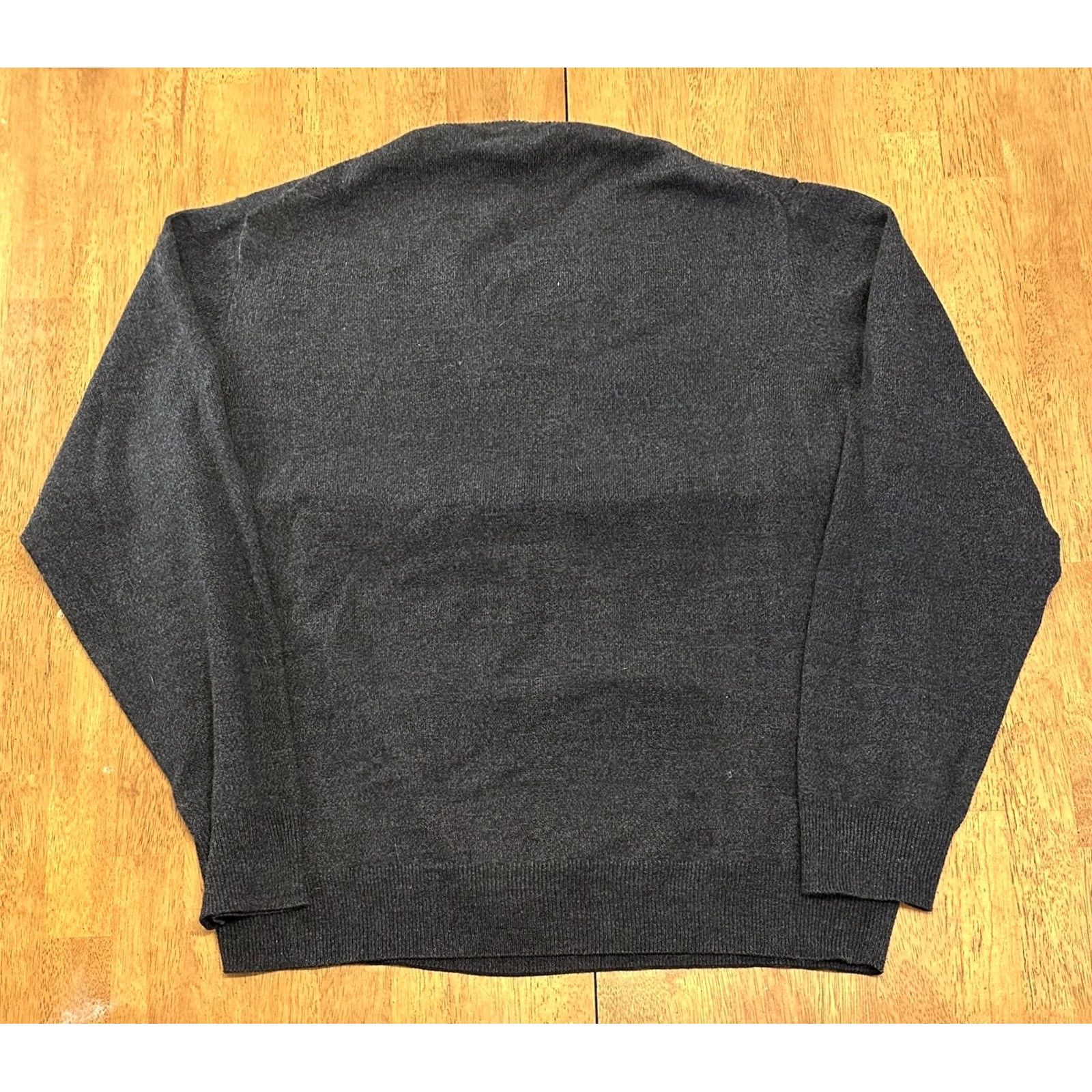 Dockers DOCKERS Argyle Knit Sweater XL Gray Geometric Casual Pullover Mens Size US XL / EU 56 / 4 - 3 Thumbnail