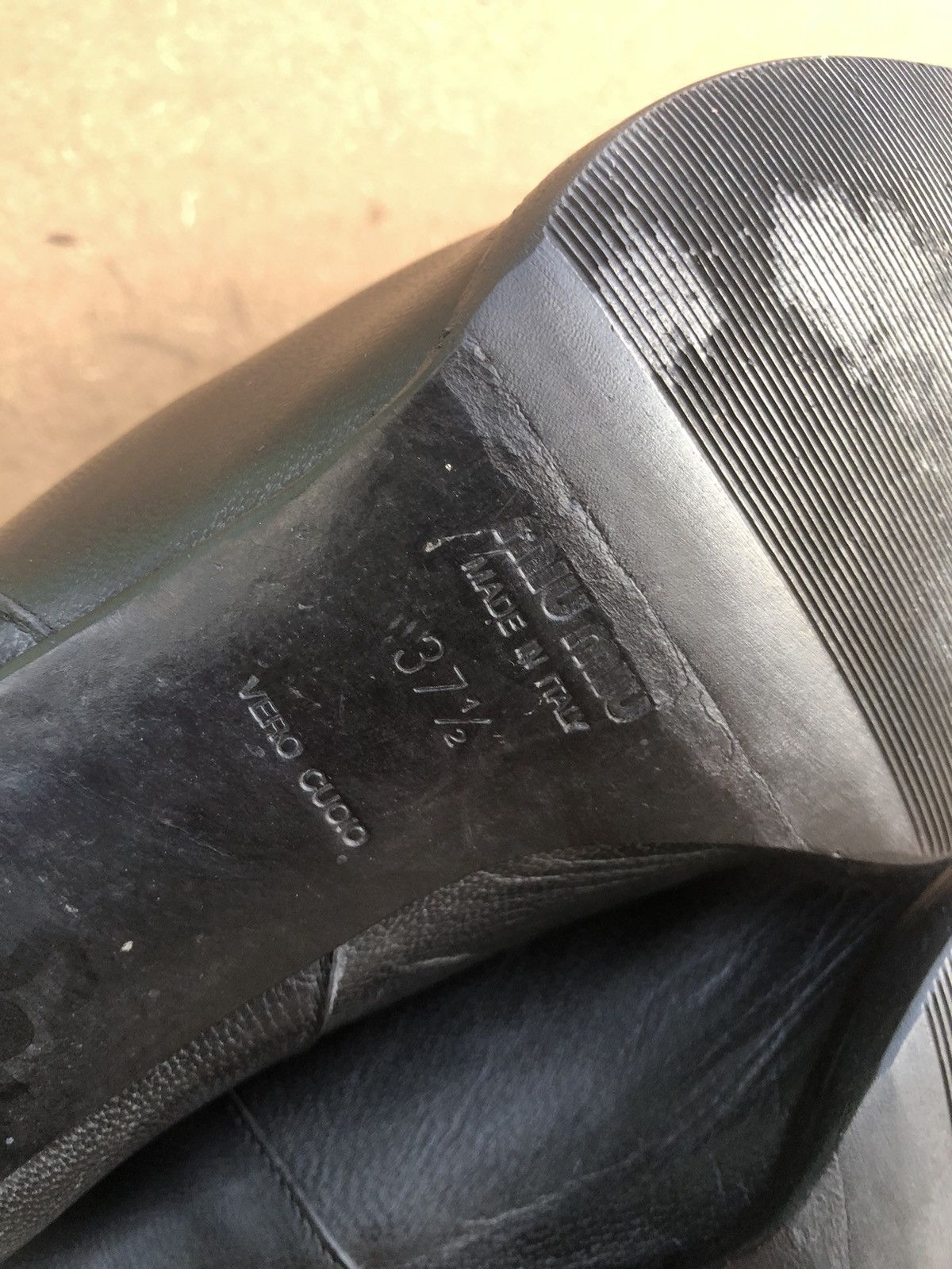 Miu Miu MIU MIU Black Calfskin Leather Women’s Boots Size 37.7 Size US 7.5 / IT 37.5 - 13 Thumbnail