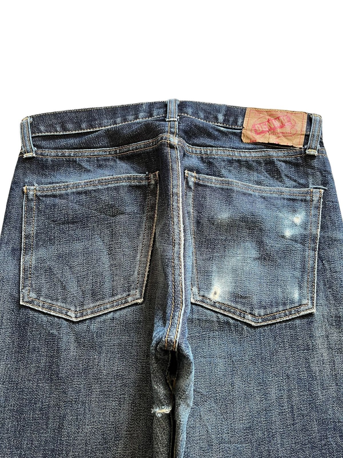 Denime Vintage Japanese Denime Selvedge Blue Wash Loose Jeans Size US 31 - 10 Thumbnail