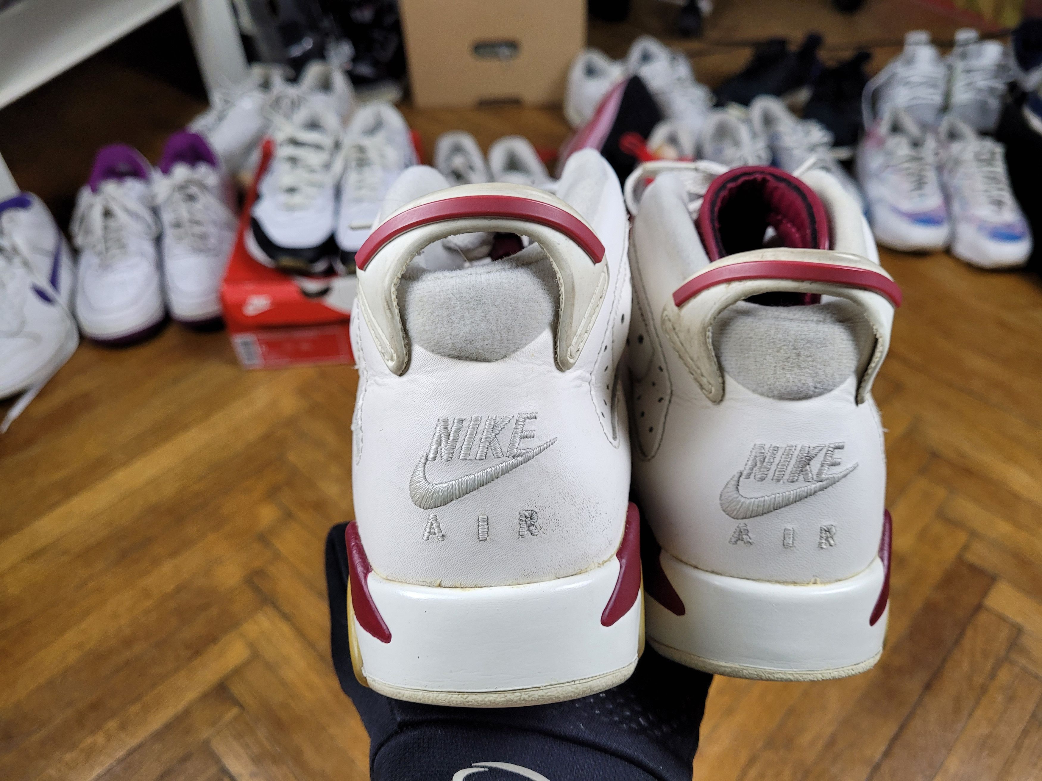 Jordan Brand × Nike 2015 Nike Air Jordan 6 Retro Maroon (GS) Size US 6 / IT 36 - 5 Thumbnail