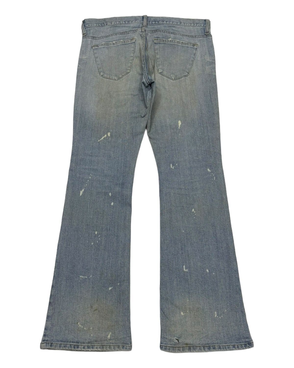 If Six Was Nine 🔥ORIRIN JAPAN BLUE WASH BOOTCUT FLARE JEANS Size US 34 / EU 50 - 2 Thumbnail