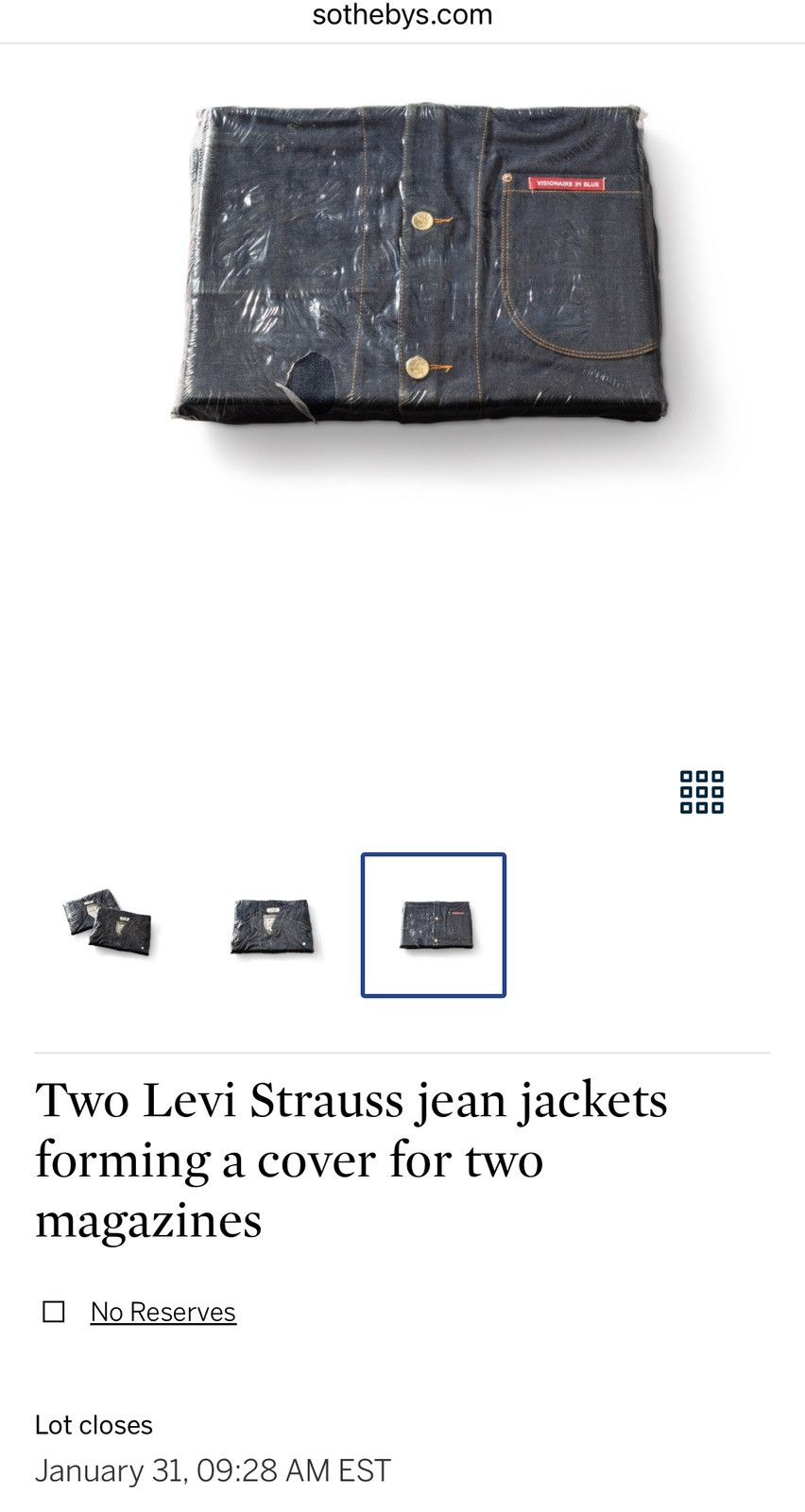 Levi's × Visionaire Publications Visionaire 31 - Blue | Grailed