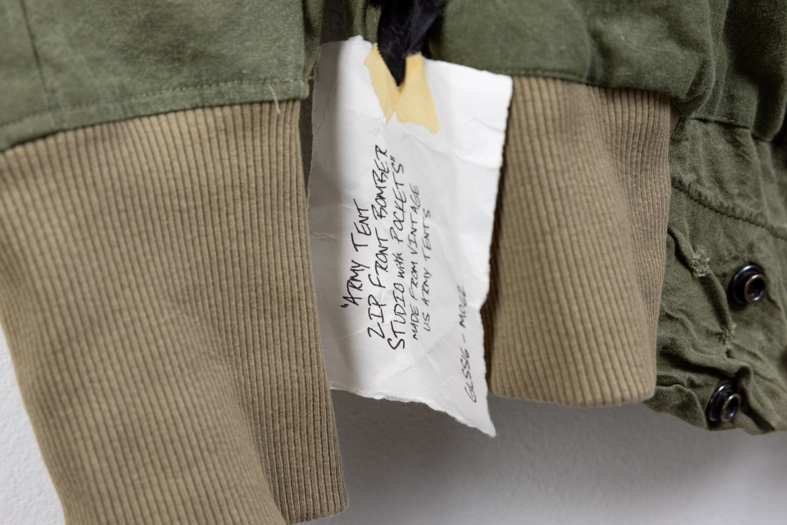Greg Lauren Army tent zip front bomber studio with pockets Size US S / EU 44-46 / 1 - 7 Thumbnail