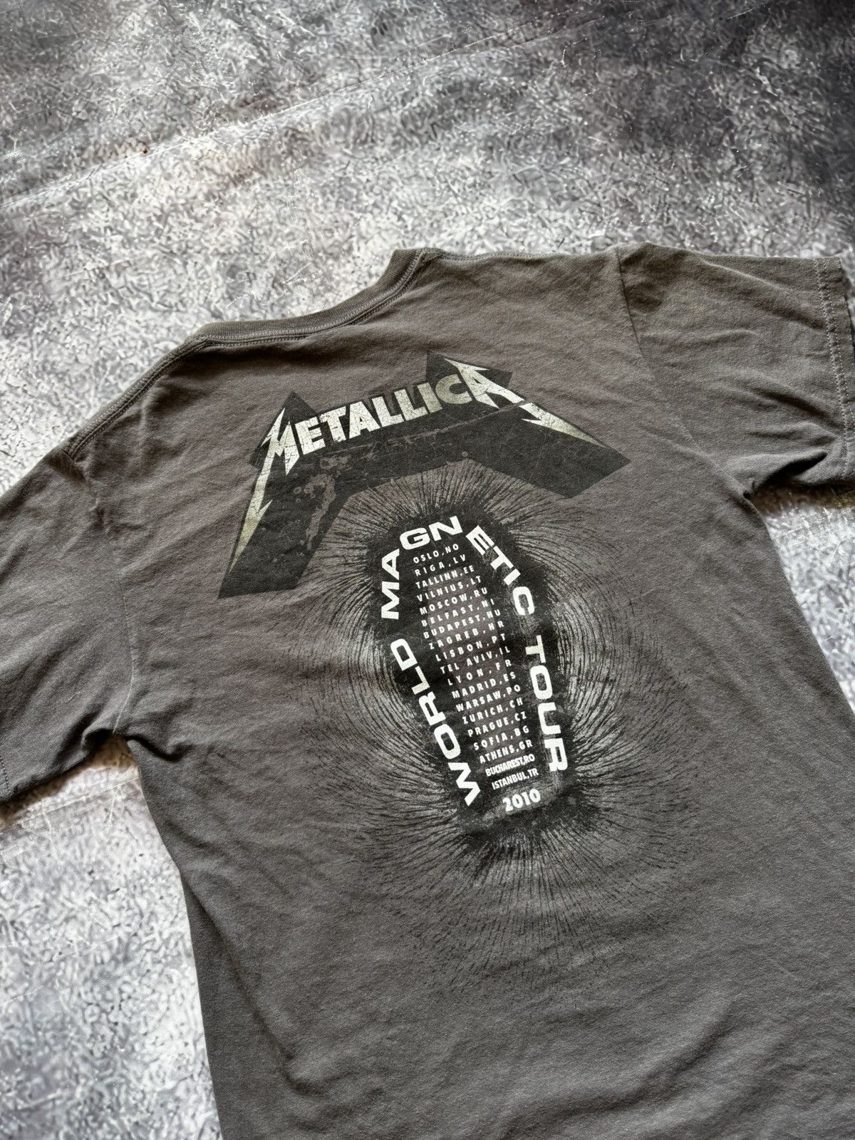 Gildan × Metallica × Vintage True Vintage Metallica 00s World Magnetic Tour 2010 Size US S / EU 44-46 / 1 - 7 Thumbnail