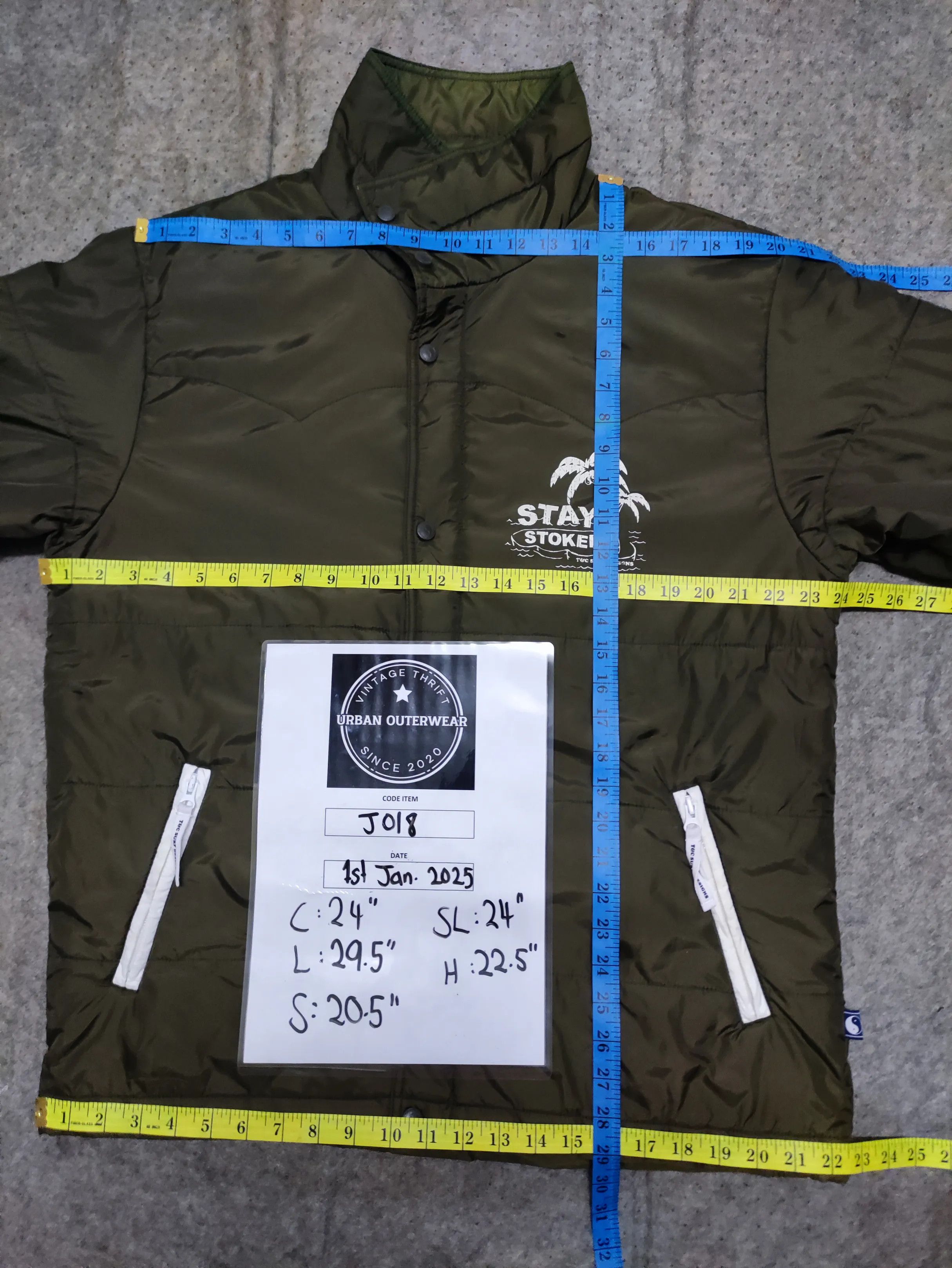 Vintage Vintage T&C Surf Designs Nylon Down Jacket J018 Size US M / EU 48-50 / 2 - 20 Thumbnail