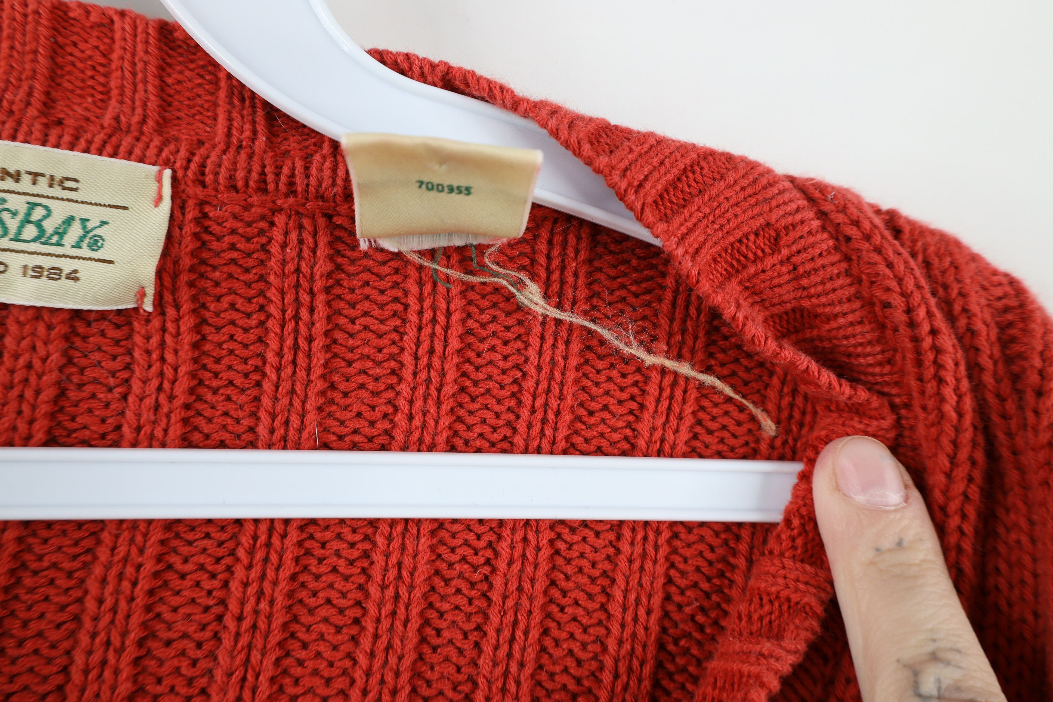 Vintage Vintage 90s Streetwear Ribbed Knit V-Neck Sweater Cotton Size US XL / EU 56 / 4 - 5 Thumbnail