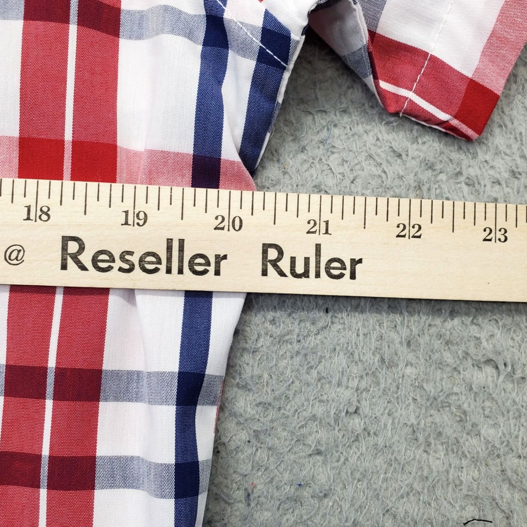 Vintage US Polo Assn. Shirt Mens S Multi Plaid Stretch Classic Short Sleeve Button Down Size US S / EU 44-46 / 1 - 4 Thumbnail
