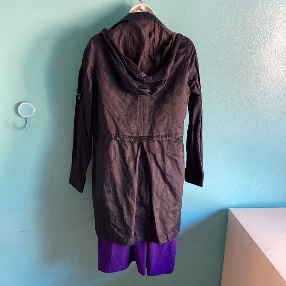 Joie Joie Eisner Utility Jacket XS Navy Blue Hip Length Trench Co Size XS / US 0-2 / IT 36-38 - 7 Thumbnail