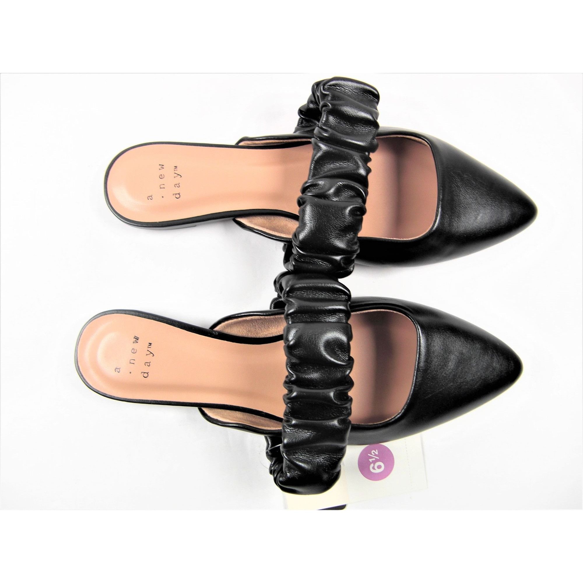 Other A New Day Women's Slides Sandals "CELESTE" Black Shoes Size Size US 6.5 / IT 36.5 - 6 Thumbnail
