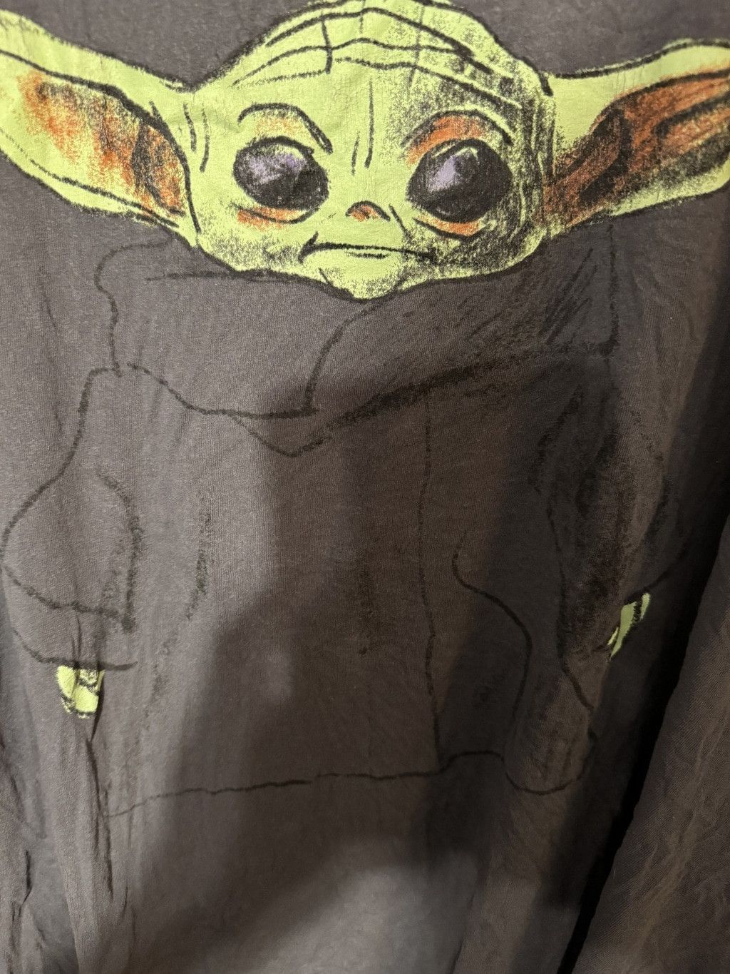 Star Wars Star Wars Mandalorian Baby Yoda T-Shirt Men's Size 3XL Gray Size US XXL / EU 58 / 5 - 4 Thumbnail