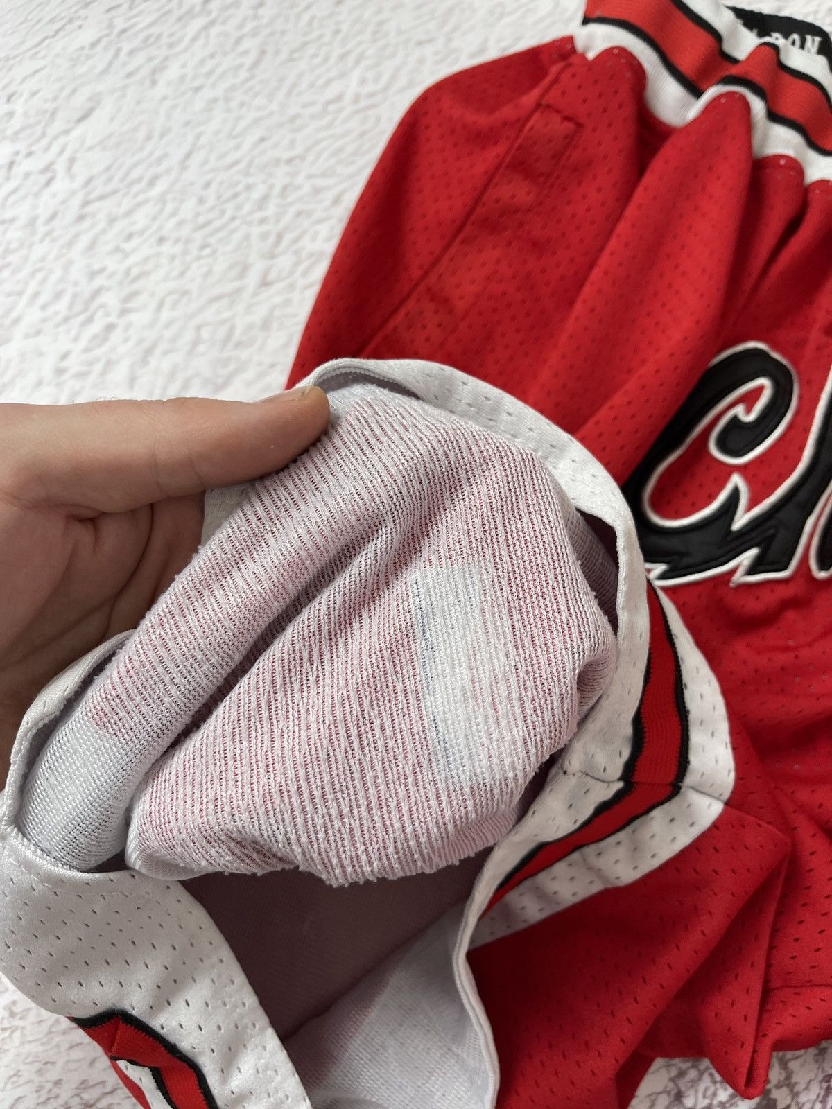 NBA Chicago Bulls Just Don vintage made in USA shorts 1997-98 Size US 30 / EU 46 - 11 Thumbnail