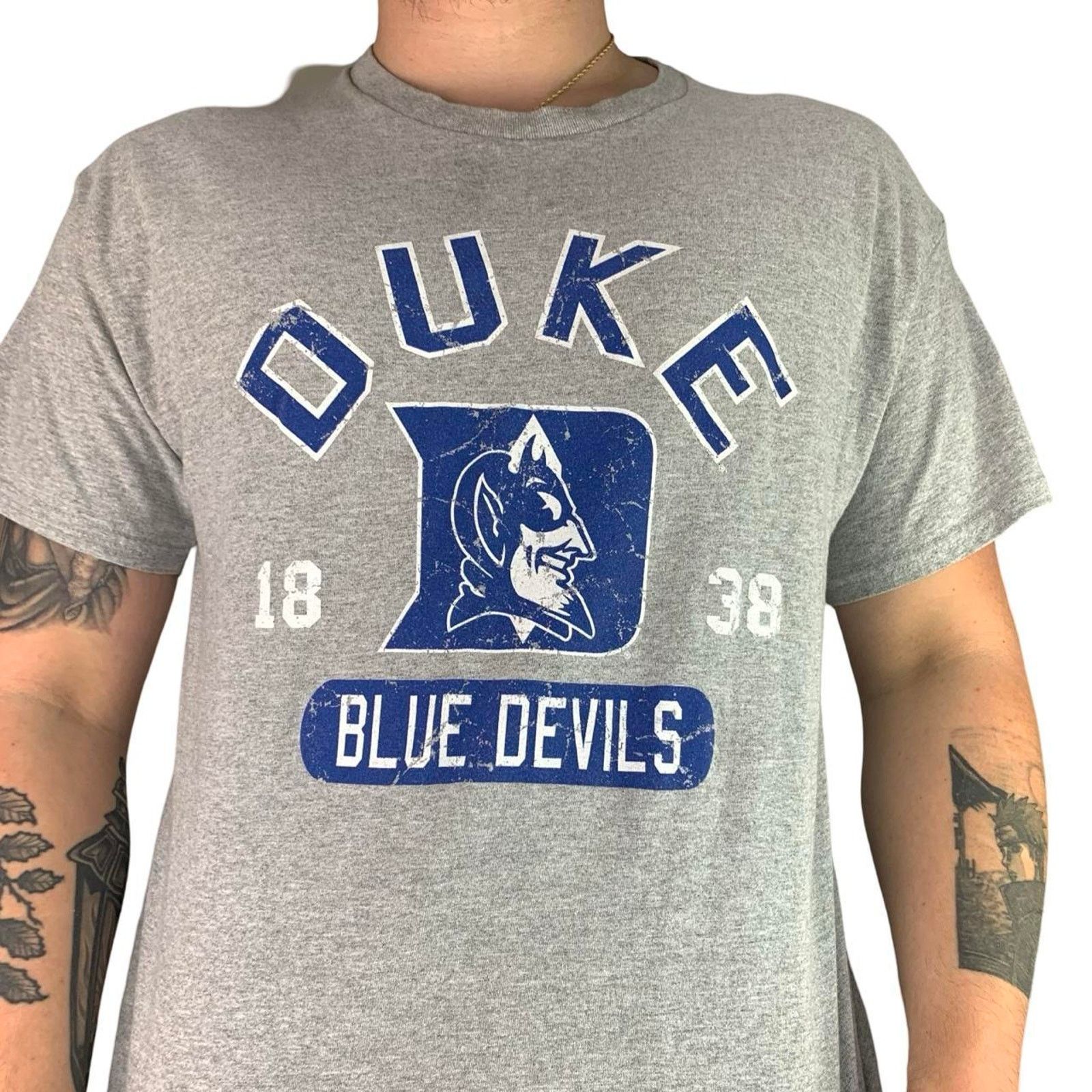 Vintage Vintage Duke University Blue Devils T-shirt Size US L / EU 52-54 / 3 - 1 Thumbnail