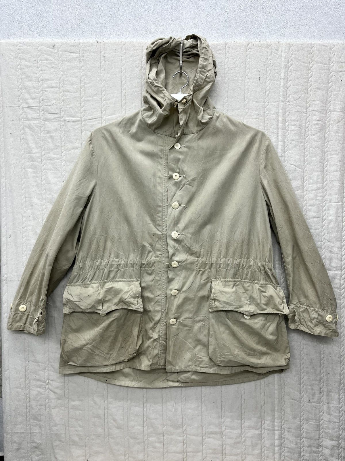 Vintage C-50 70'S SWEDISH ARMY M-62 SNOW PARKA SMOCK Size US L / EU 52-54 / 3 - 1 Thumbnail