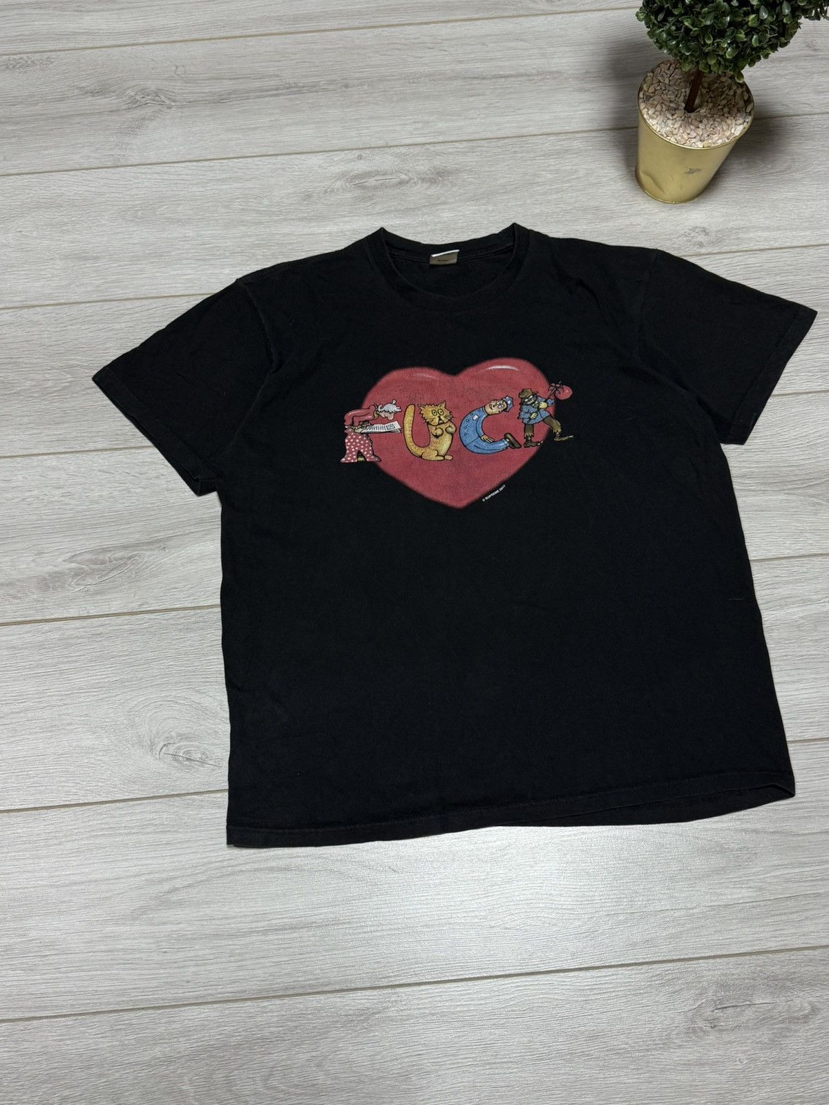 Supreme Supreme Fuck heart tee shirt 2017 Size US L / EU 52-54 / 3 - 2 Thumbnail