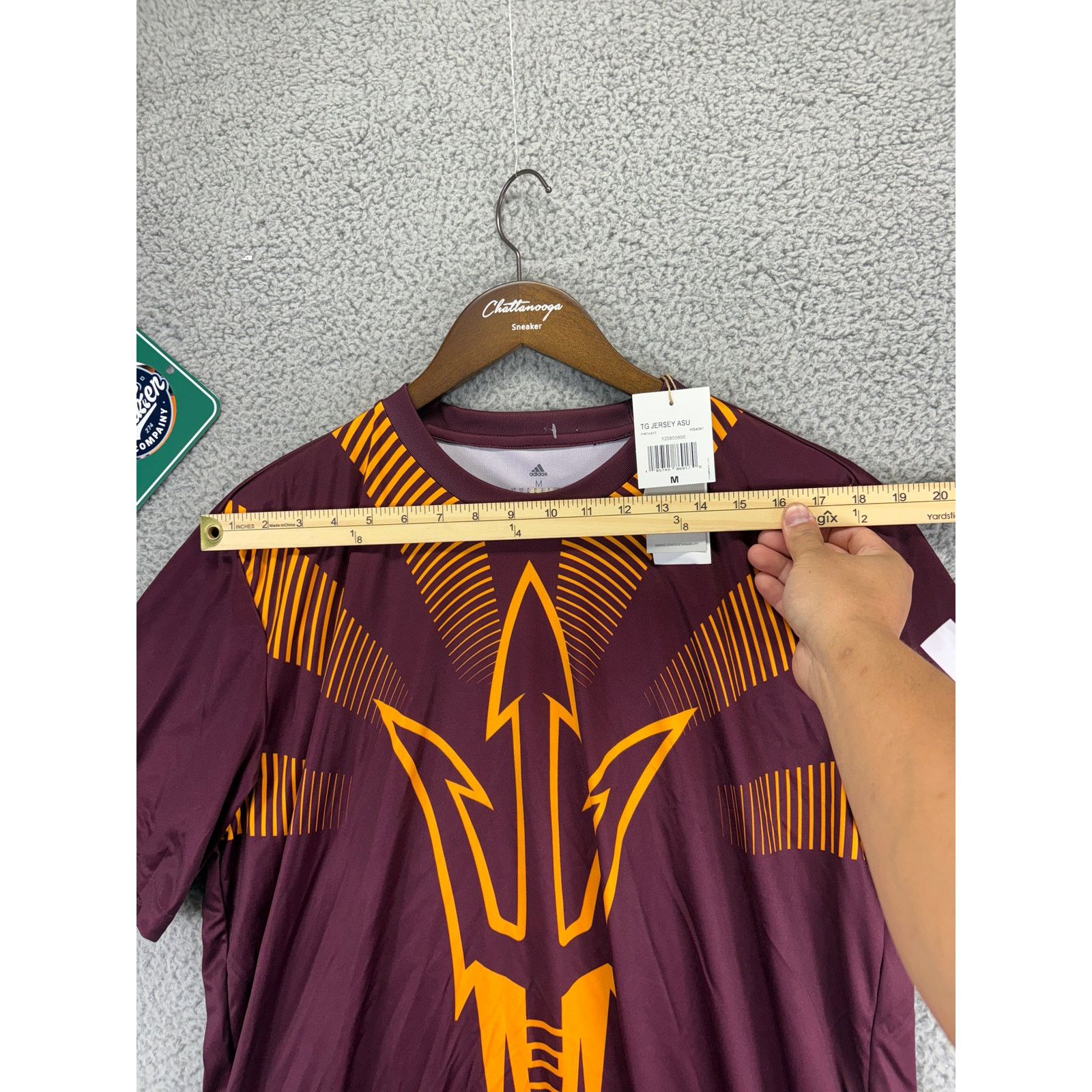 Adidas Adidas Jersey ASU Soccer Jersey Men Medium Arizona Sun Devil Size US M / EU 48-50 / 2 - 4 Thumbnail
