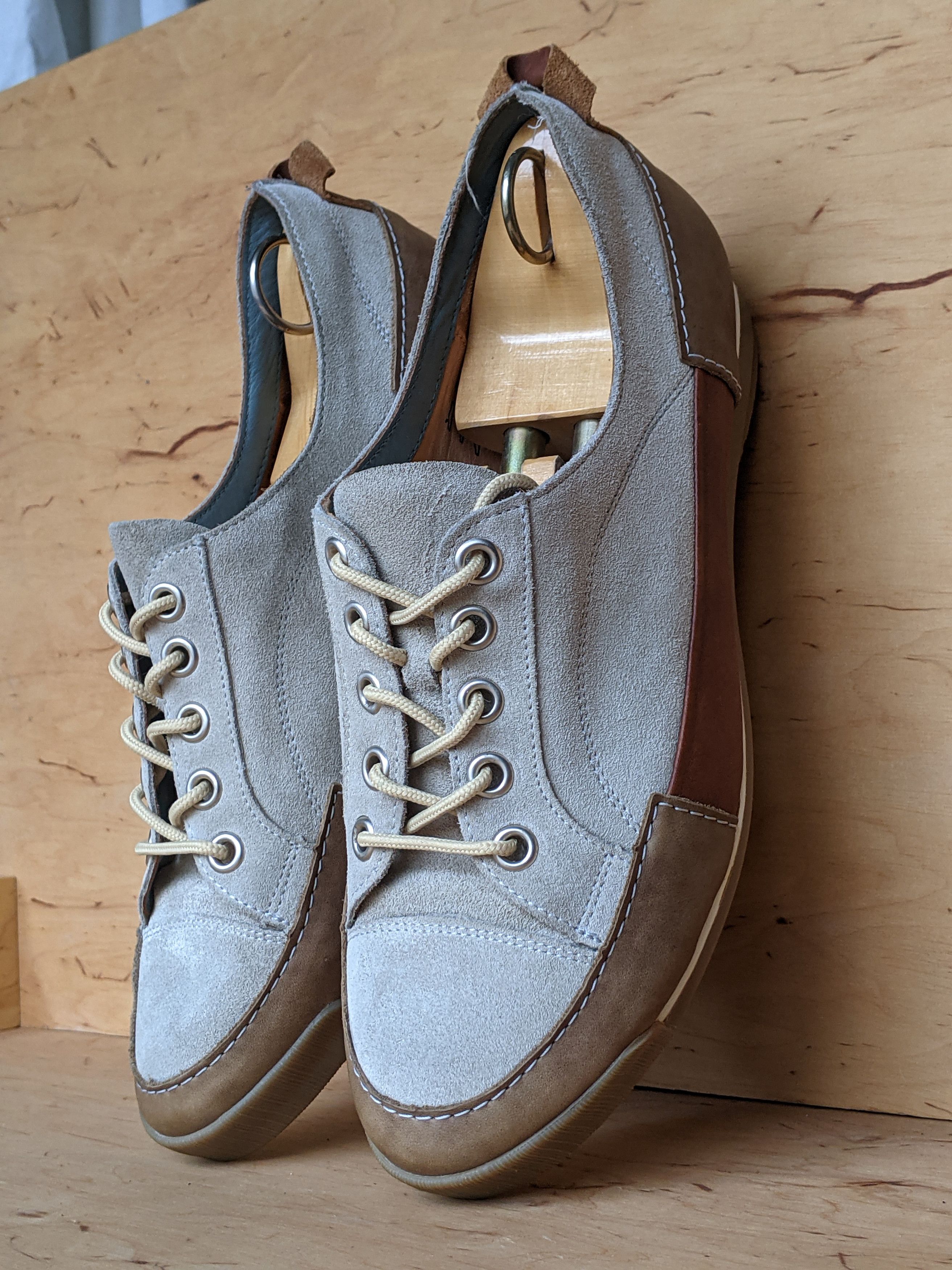 Japanese Brand Think! Leather Casual Sneakers Shoes Prada Dior Puma Size US 9 / EU 42 - 18 Thumbnail
