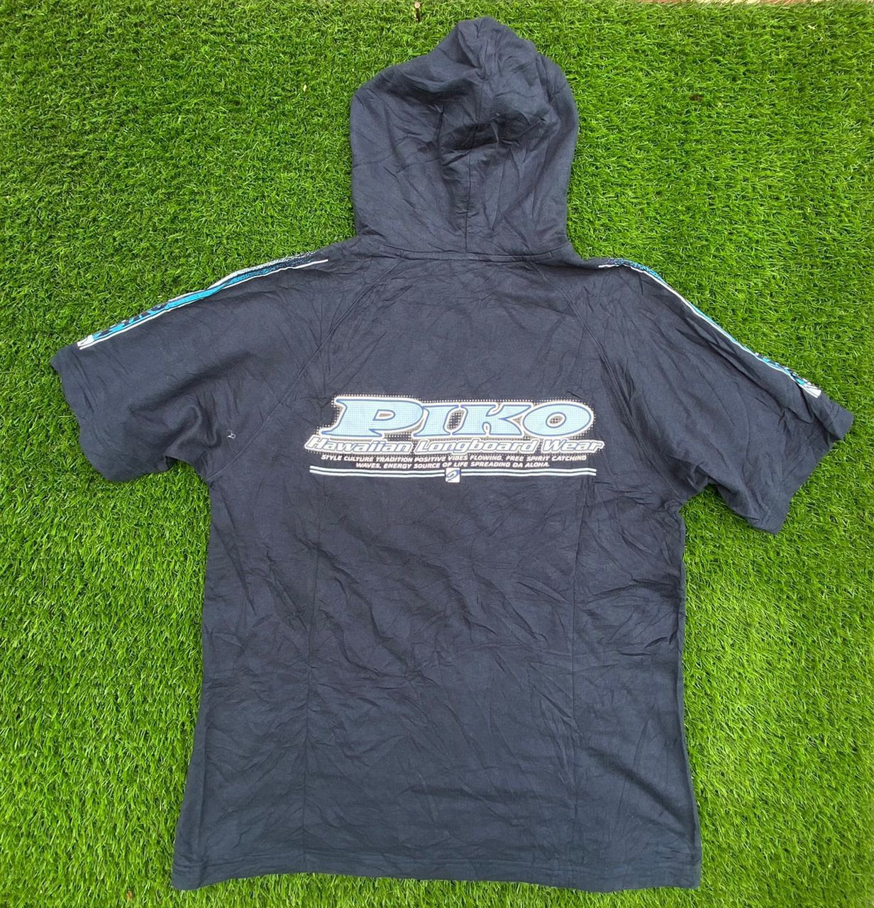Vintage Rare Item 🔥 Vintage Piko Hooded Short Sleeve Size US L / EU 52-54 / 3 - 2 Thumbnail