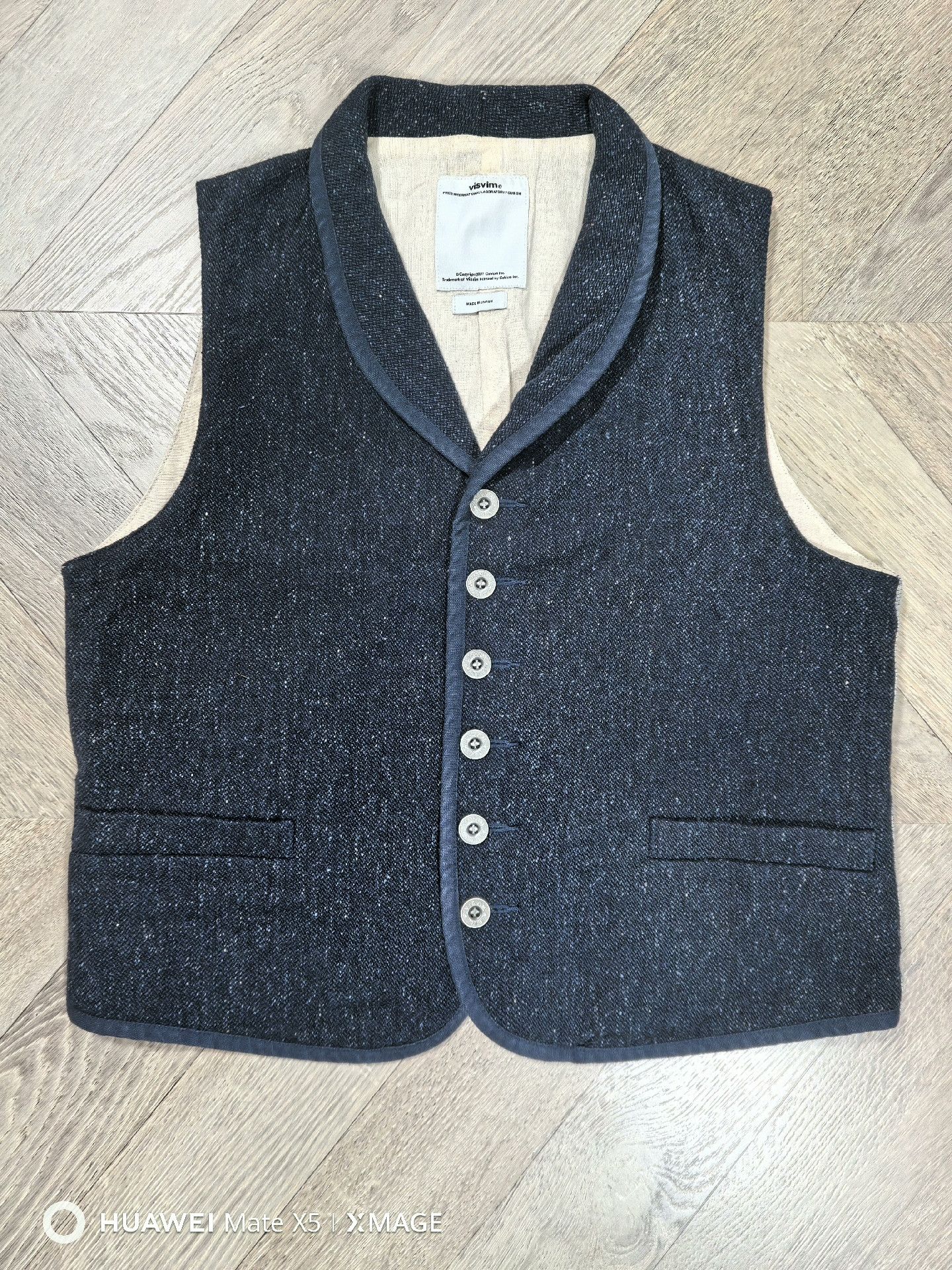 Visvim visvim granger vest in melange wool Size US M / EU 48-50 / 2 - 1 Thumbnail