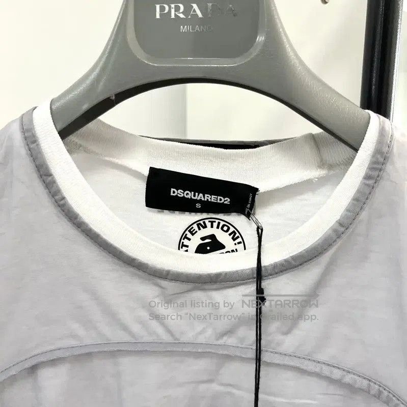 Dsquared2 DSQUARED2 Summer White Cotton T-Shirt for Men . Size US S / EU 44-46 / 1 - 2 Thumbnail