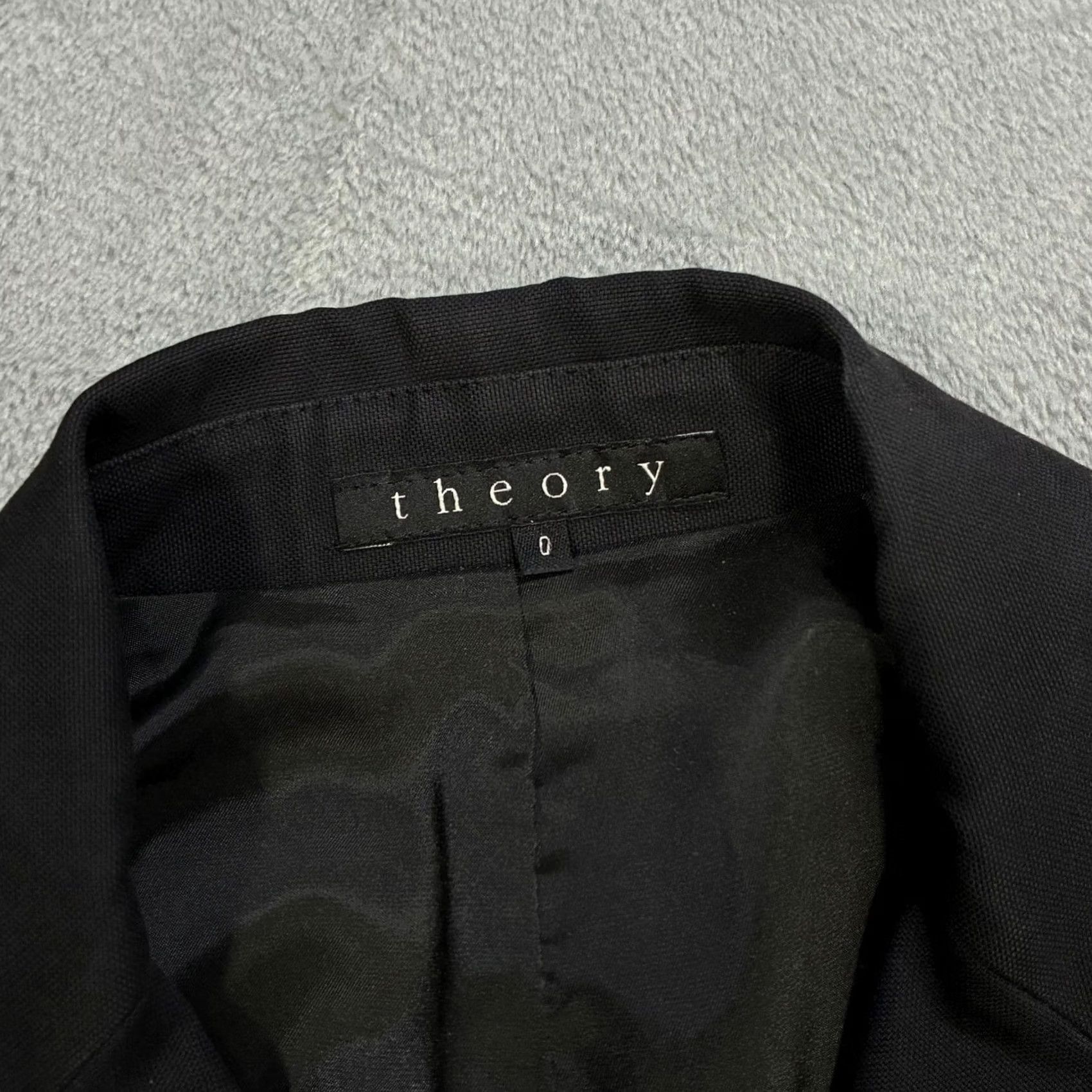 Theory Theory Black Single Breasted Blazer Jacket Womens Size 0 Size XS / US 0-2 / IT 36-38 - 6 Thumbnail