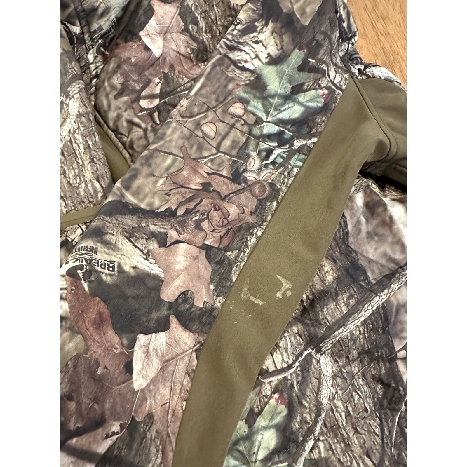 Vintage Mossy Oak Break Up Infinity Jacket Women’s Large Woodland Camo Full Zip Size L / US 10 / IT 46 - 4 Thumbnail