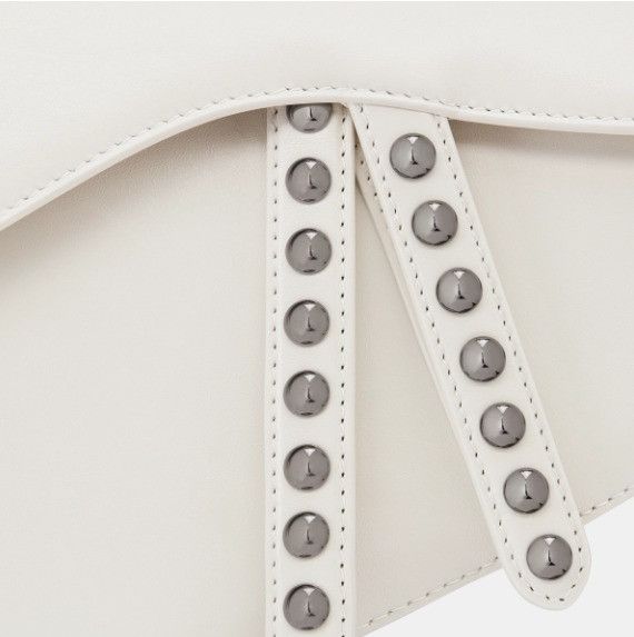 Dior o1w1db10125 Size: OS / Saddle Bag with Strap in White Size ONE SIZE - 6 Thumbnail