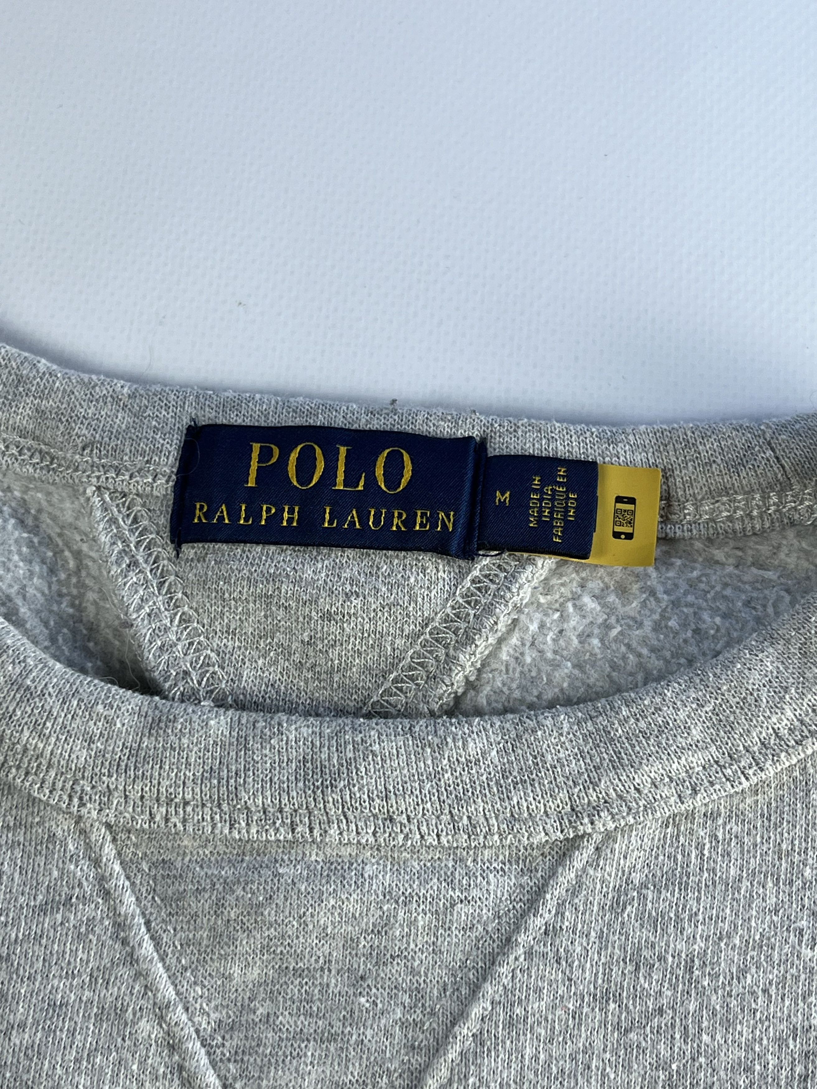 Polo Ralph Lauren × Ralph Lauren Polo Ralph Lauren Basic Grey Sweatshirt Size US M / EU 48-50 / 2 - 3 Thumbnail