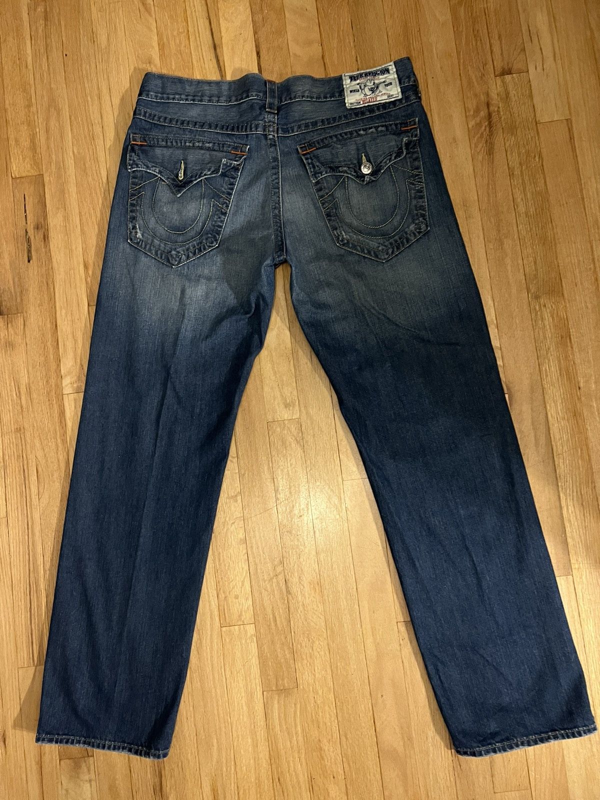 True Religion True Religion Straight Fit Jeans Size US 34 / EU 50 - 2 Thumbnail