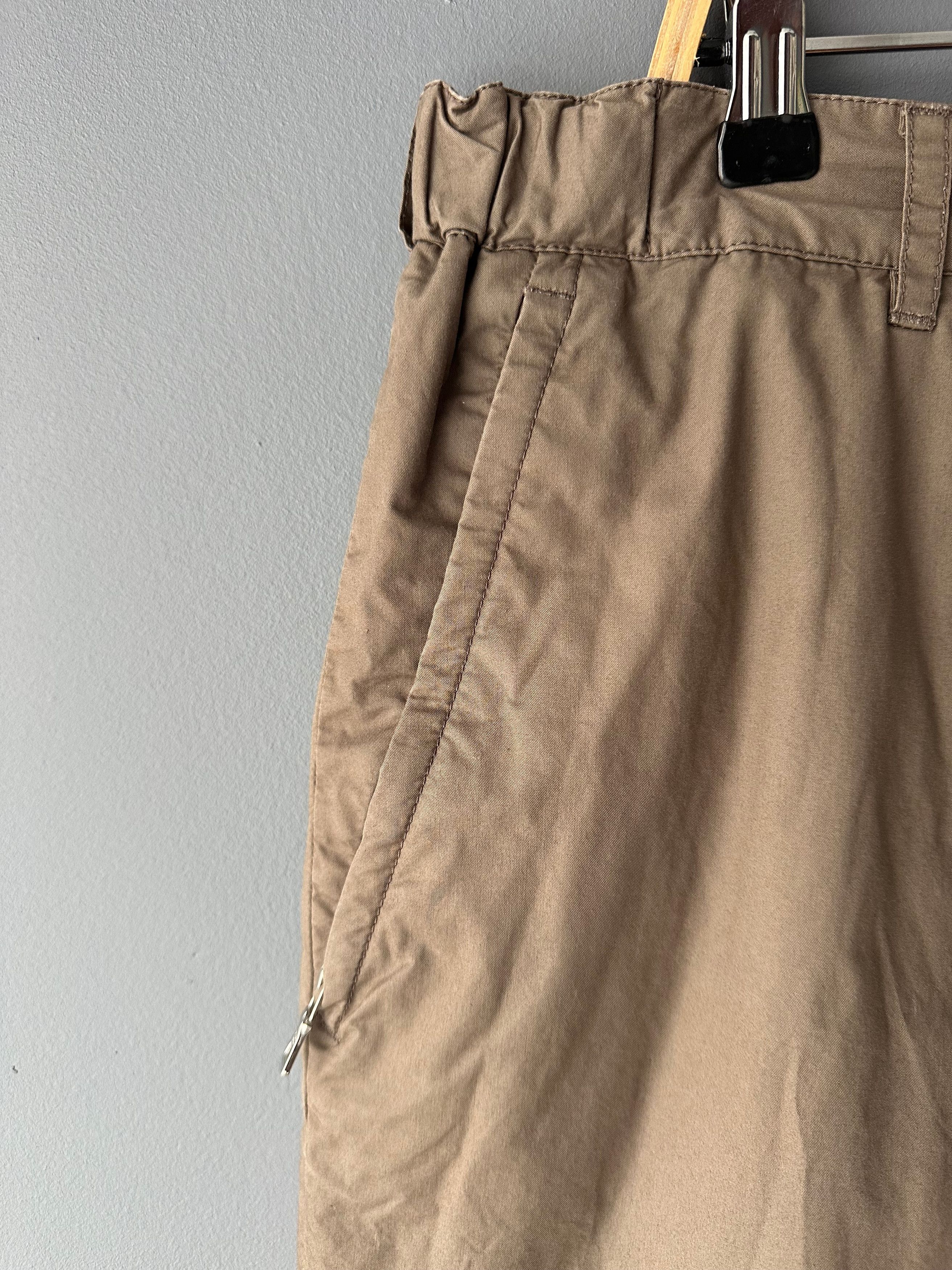 Prada Vintage Prada Red Tab Linea Rossa Shorts Olive Brown Size US 36 / EU 52 - 4 Thumbnail