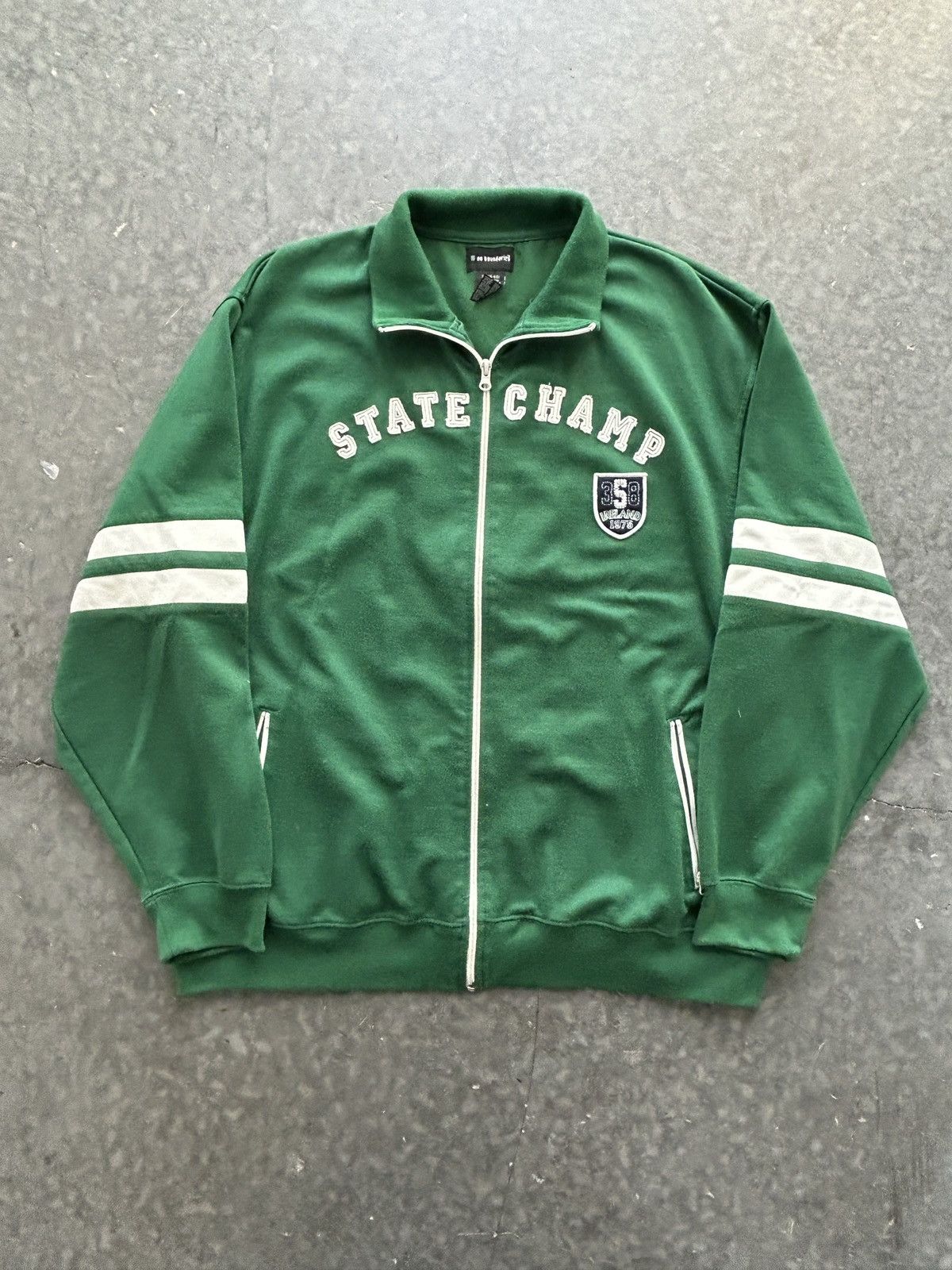 Vintage Vintage Y2K No Boundaries State Champ Track Jacket Size US XL / EU 56 / 4 - 1 Thumbnail
