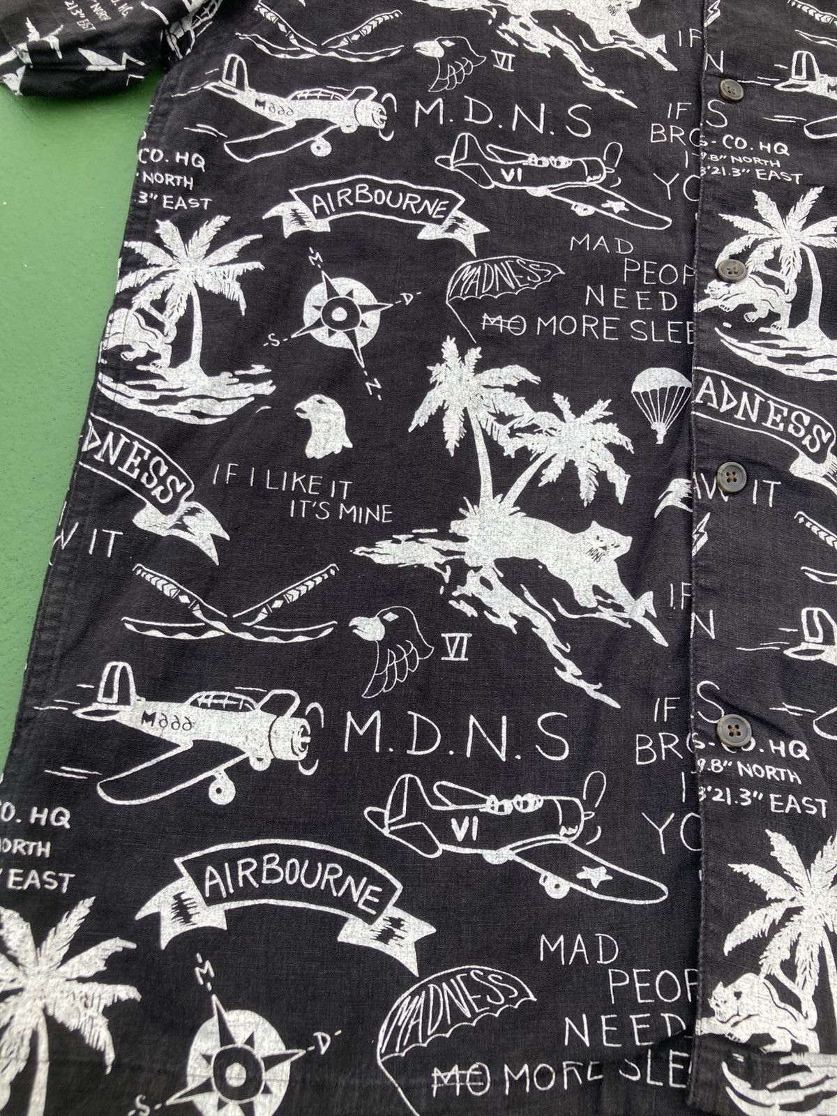 Madness Madness 18SS Collage AOP Graphic Illustration Shirt Size US XL / EU 56 / 4 - 6 Thumbnail