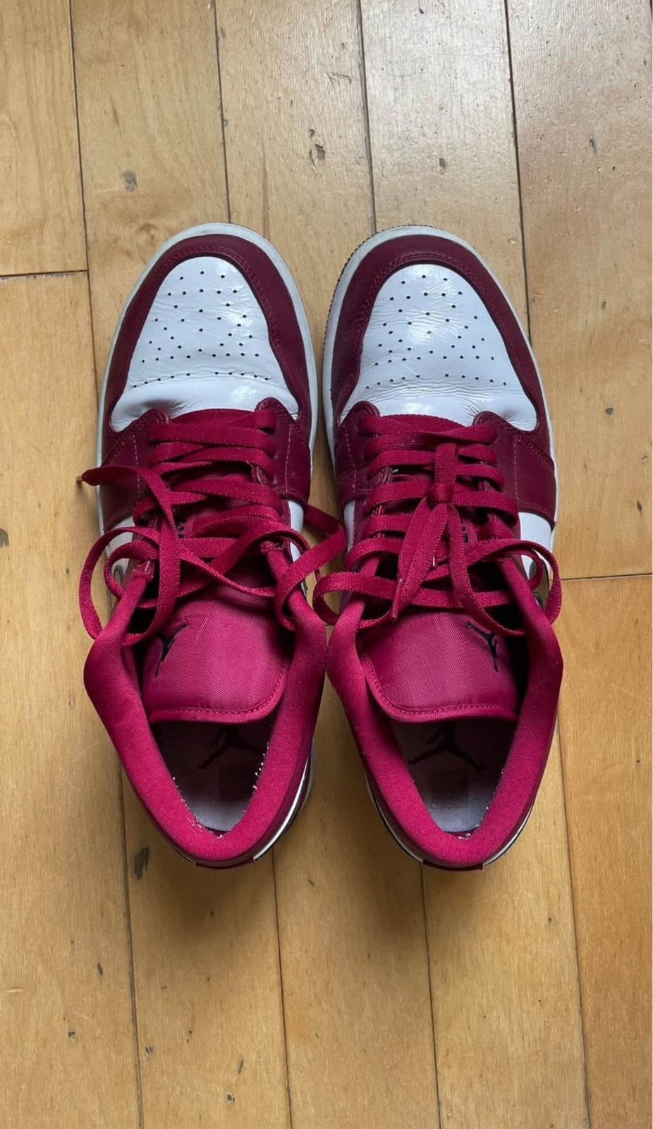 Jordan Brand Air Jordan 1 Low Noble Red Size US 10.5 / EU 43-44 - 2 Thumbnail
