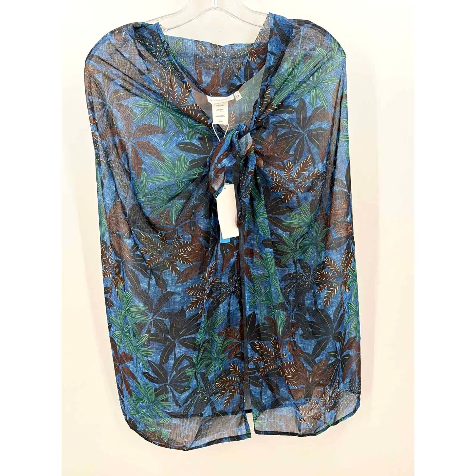 Vintage Pre-Owned Bleu Rod Beattie Navy Size S/M Coverup Size ONE SIZE - 2 Thumbnail