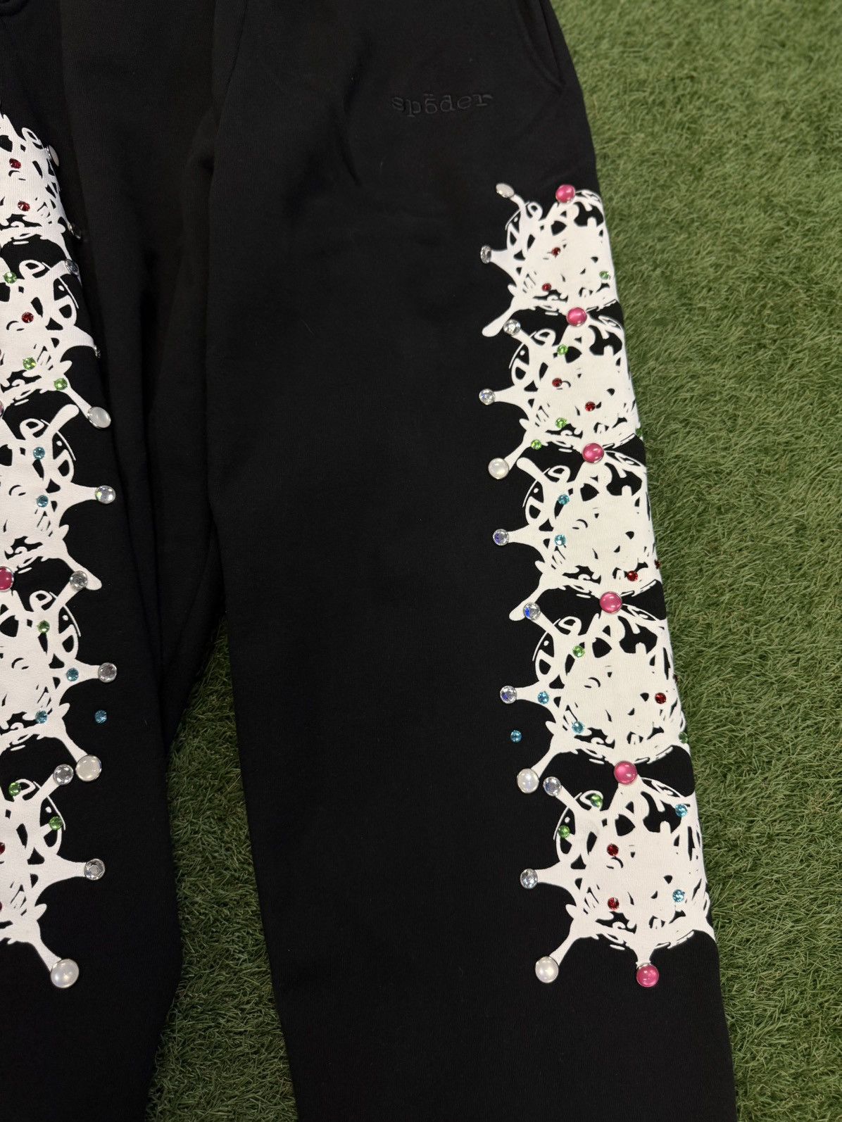 Sp5der Sp5der Rhinestone Sweatpants Rare Size M (NEW) Size US 32 / EU 48 - 3 Thumbnail