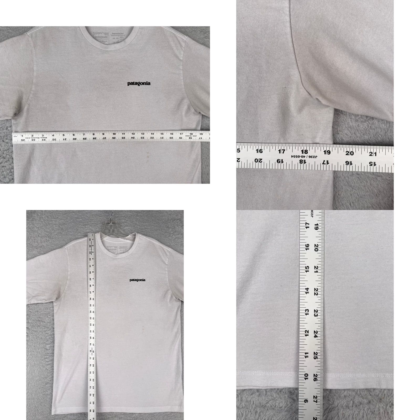 Patagonia Patagonia Men’s Shirt Small White Short Sleeve Crew Neck Cotton Blend Jersey Size US S / EU 44-46 / 1 - 8 Thumbnail