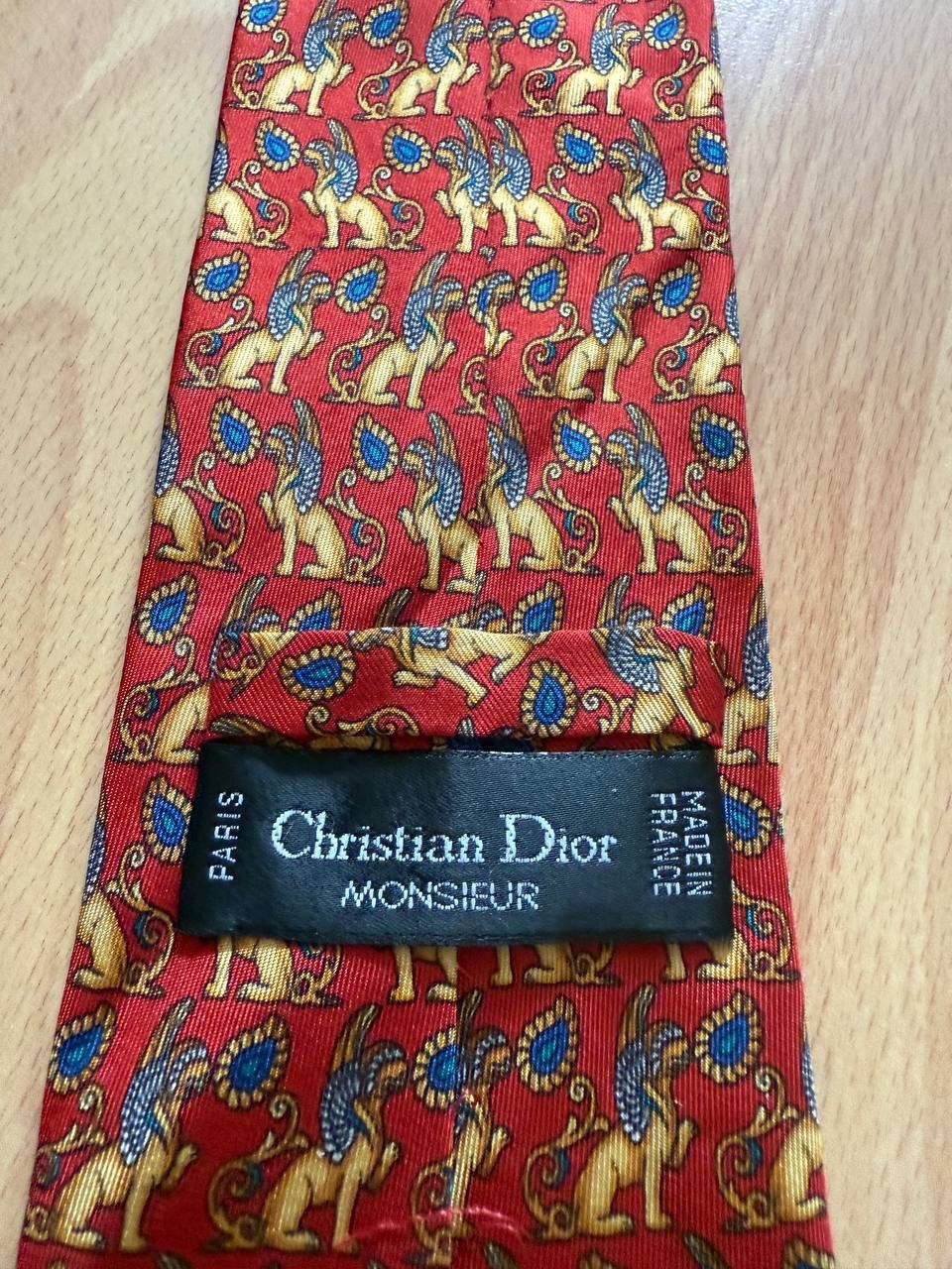 Christian Dior Monsieur Christian Dior Monseur Hand made tie Size ONE SIZE - 8 Thumbnail