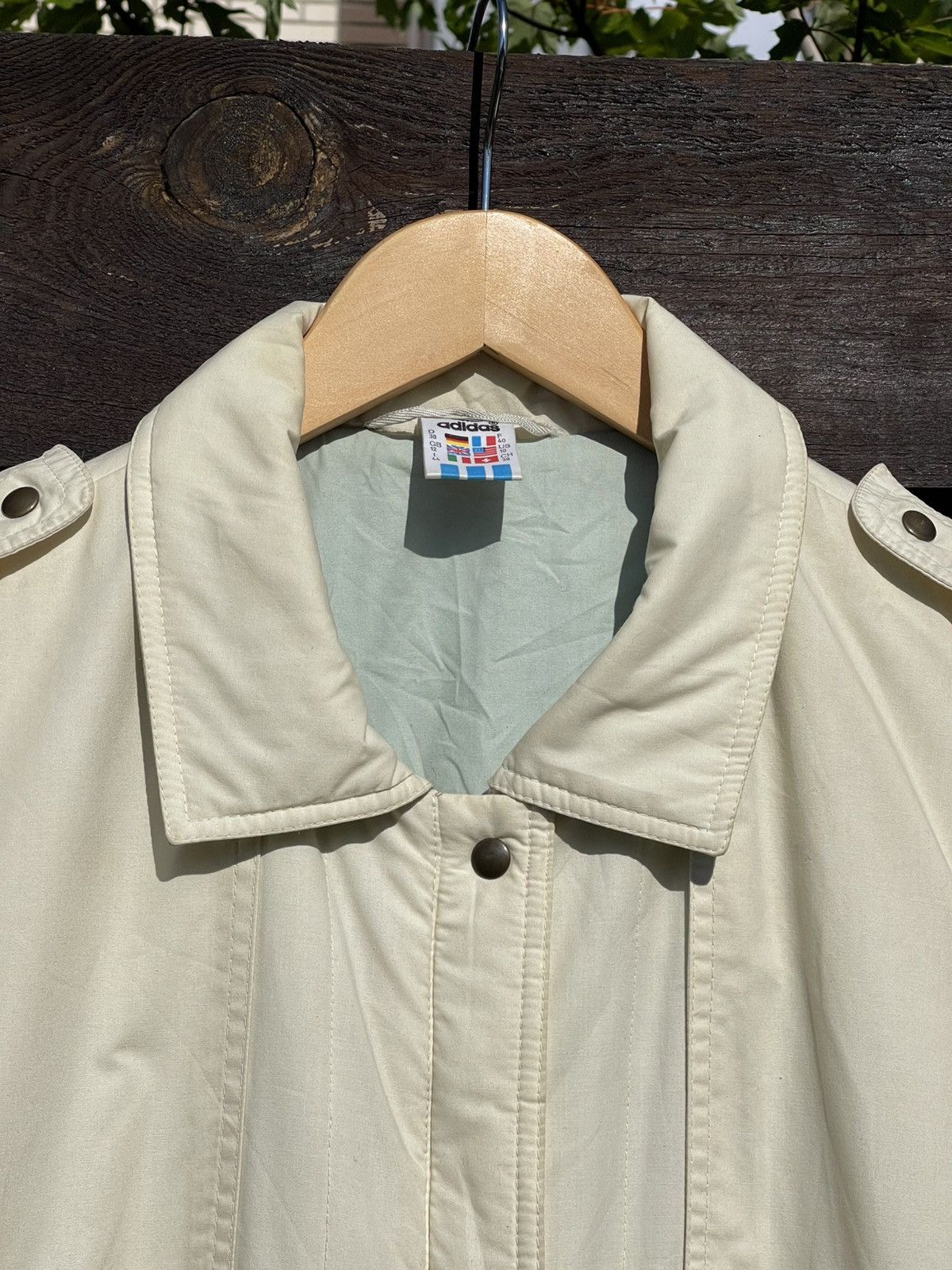 Adidas 1970’s Adidas Made in West Germany Vintage trench Coat beige Size L / US 10 / IT 46 - 10 Thumbnail