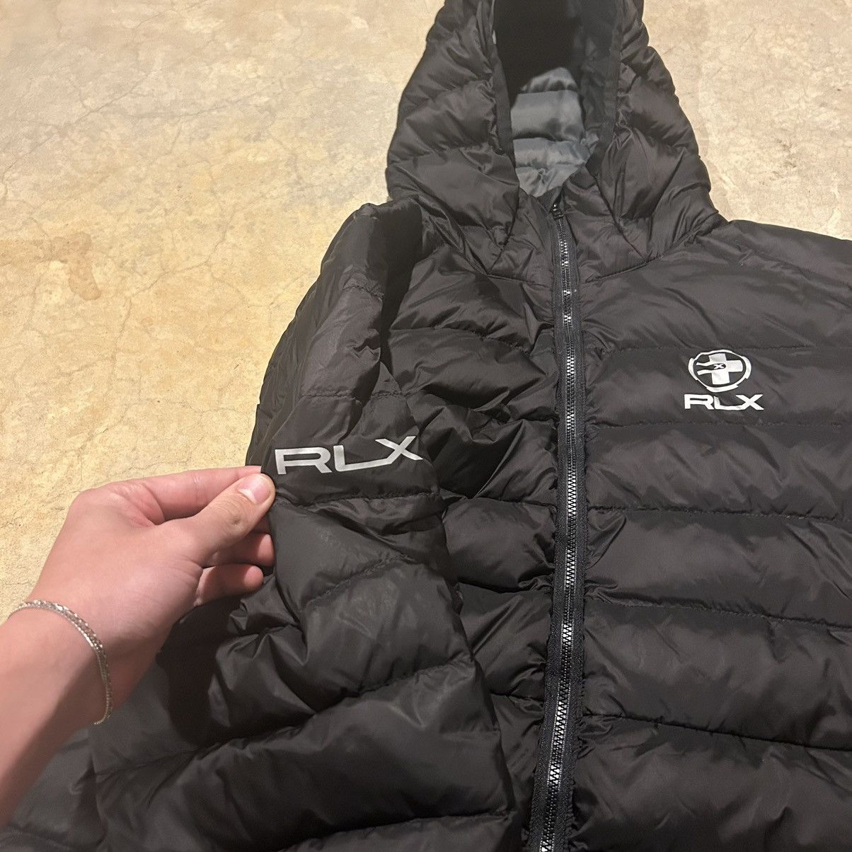 Polo Ralph Lauren × RLX Ralph Lauren Vintage Ralph Lauren RLX 730 Down Fill Hooded Puffer Jacket Size US L / EU 52-54 / 3 - 6 Thumbnail