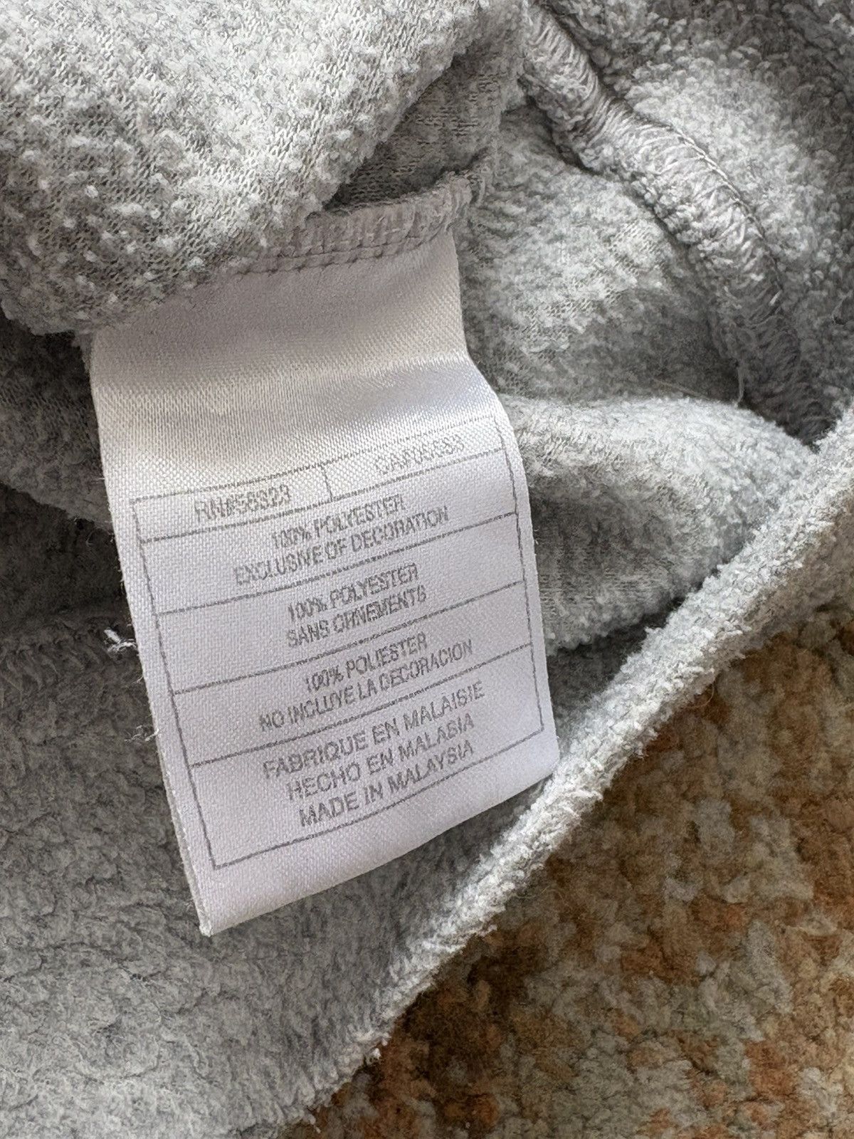 Nike 90s Nike Vintage Spellout Logo Teddy Fleece Hoodie Rare Y2K Size US S / EU 44-46 / 1 - 6 Thumbnail