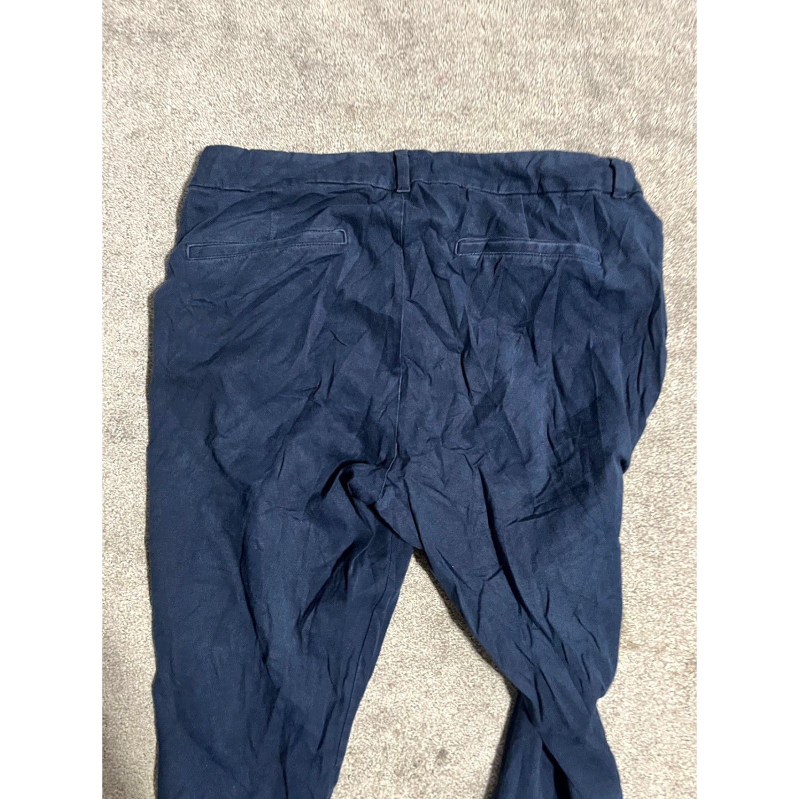 Old Navy Old Navy Blue Pixie Skinny High-Rise Ankle Pants Women Size 14 Pockets Size 36" / US 14 / IT 50 - 4 Thumbnail