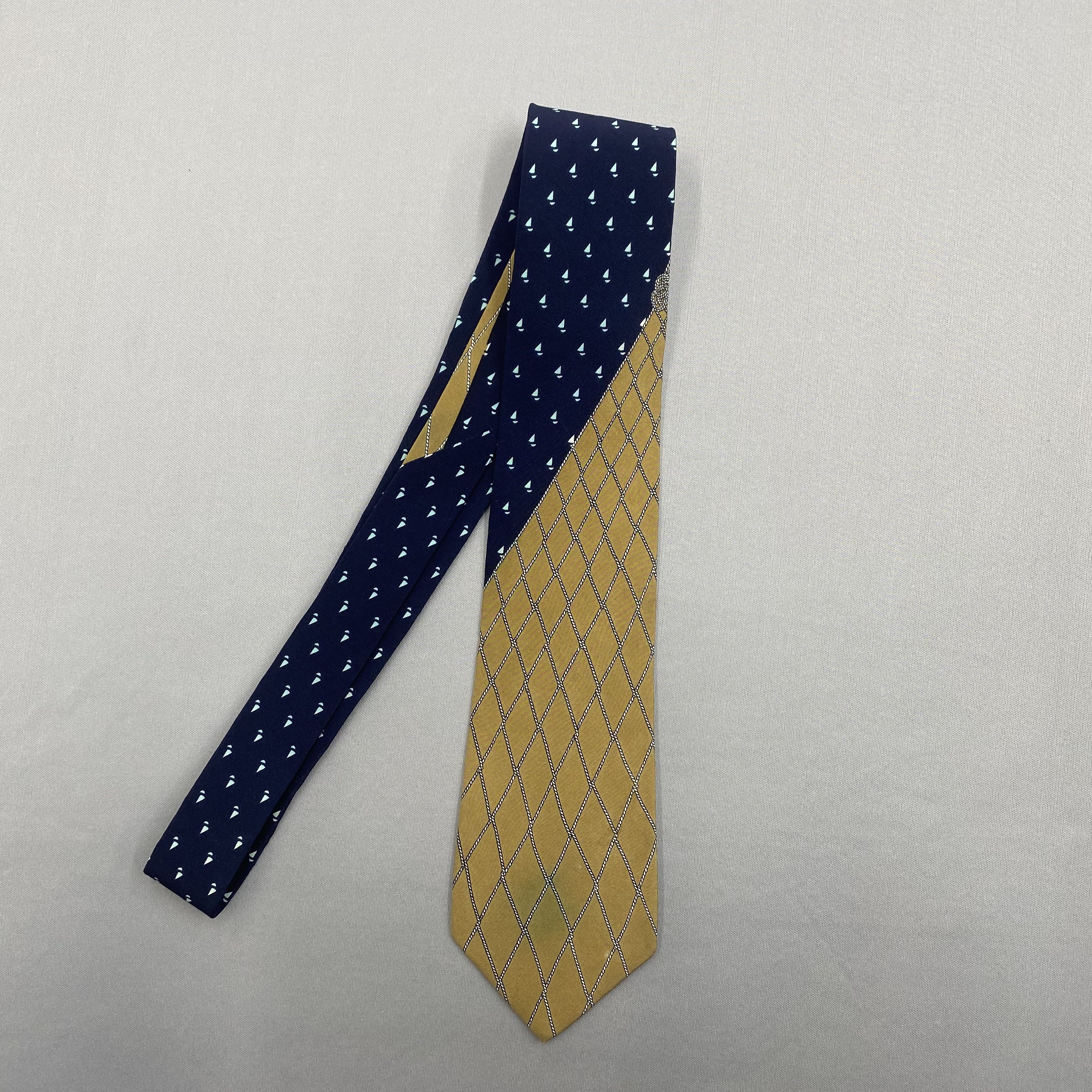 Casablanca Vintage Casablanca SILK Necktie Cravate Pure Silk Neck Tie Size ONE SIZE - 4 Thumbnail