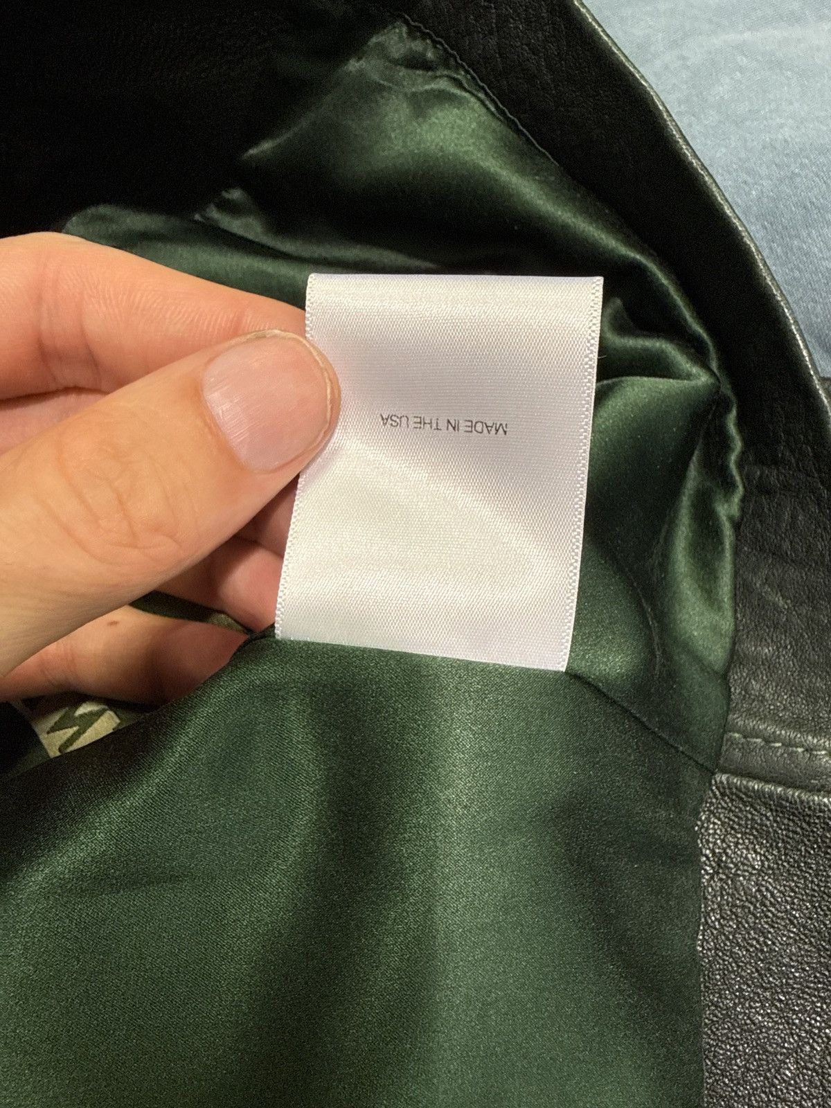 Enfants Riches Deprimes ERD Autumn Winter 2022 Leather Jacket Green Size US M / EU 48-50 / 2 - 6 Thumbnail