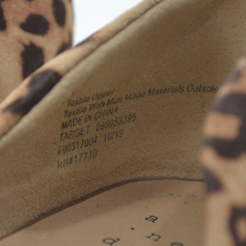 Other A New Day Leopard Print Women's Sandals Size 8 Brown Black Size US 8 / IT 38 - 4 Thumbnail