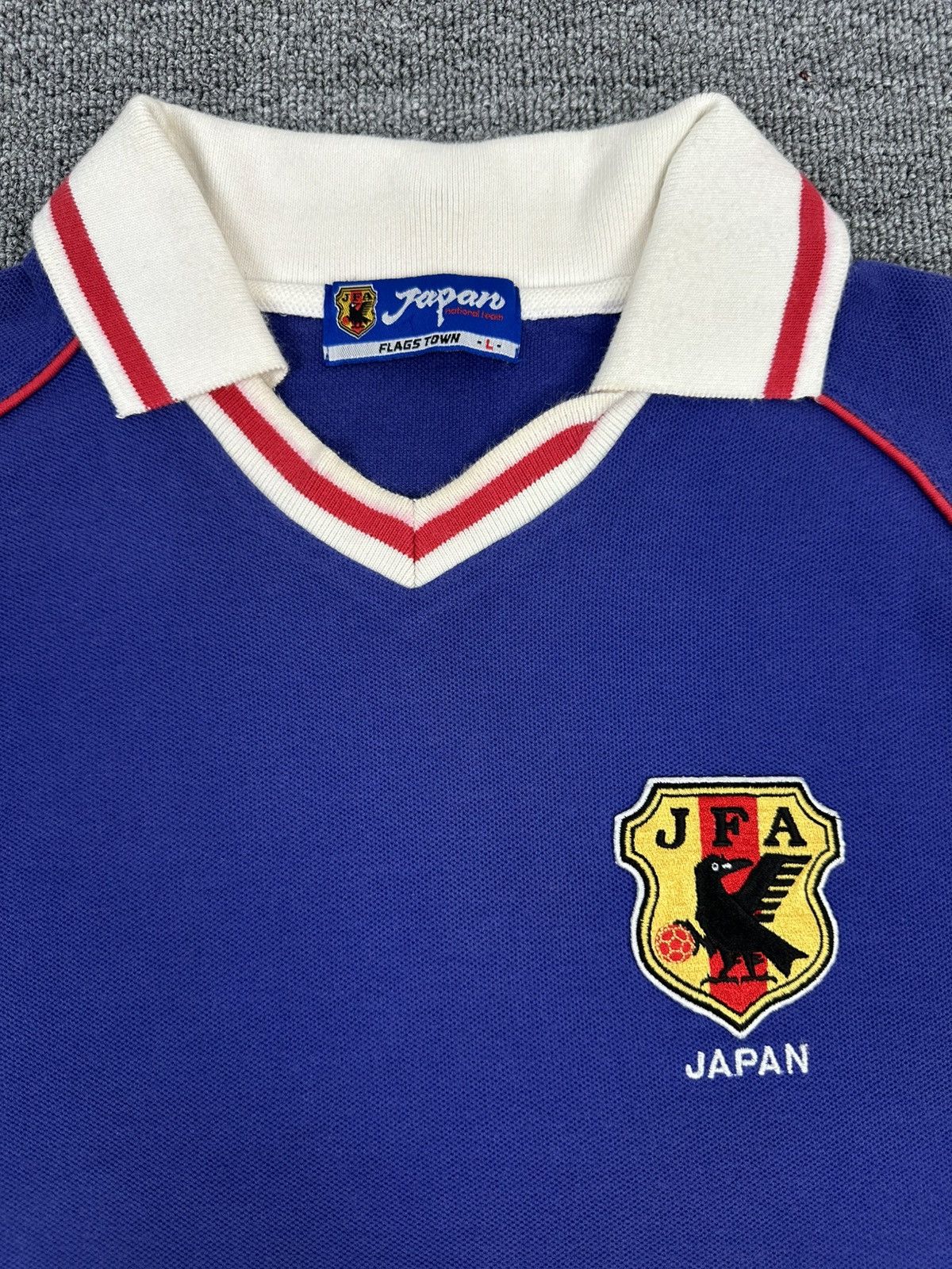 Vintage Grail🔥Vintage Japan National Team JFA Shirt Size US L / EU 52-54 / 3 - 6 Thumbnail