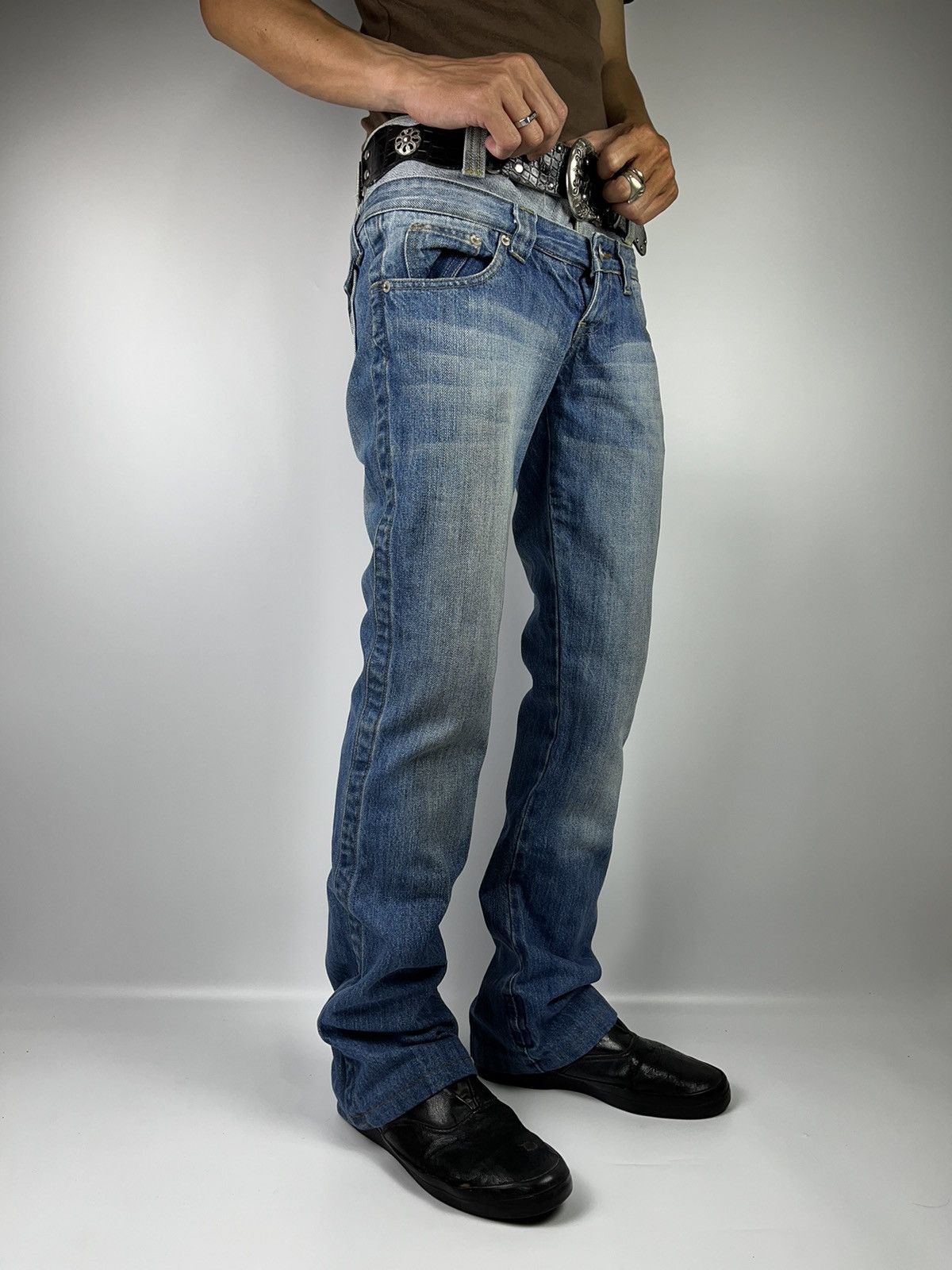 Diesel × If Six Was Nine × Japanese Brand Diesel double waist jeans pant 28x39 Size US 31 - 13 Thumbnail