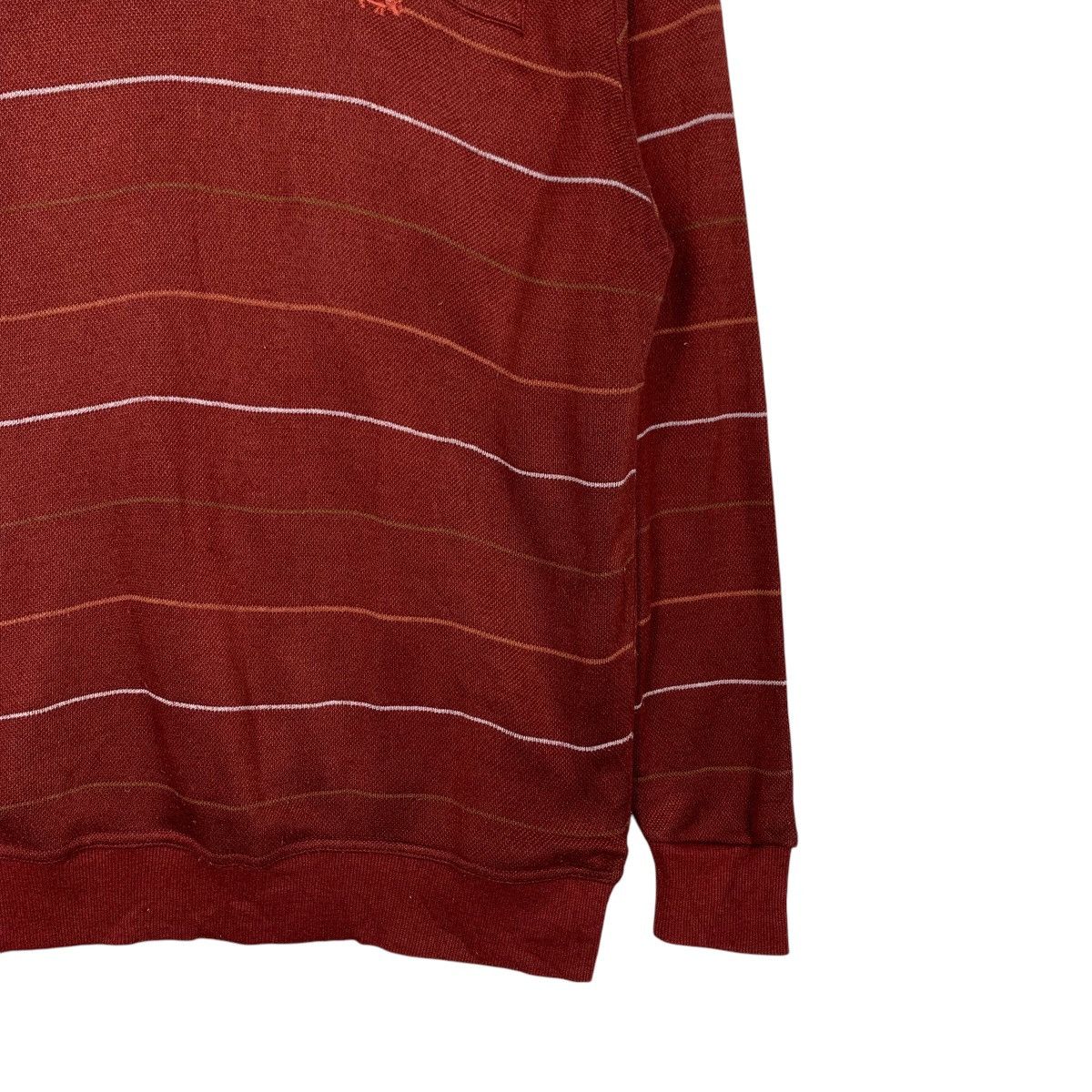 Kansai Yamamoto KANSAI YAMAMOTO Striped Single Pocket Sweatshirt #2397-C107 Size US L / EU 52-54 / 3 - 4 Thumbnail
