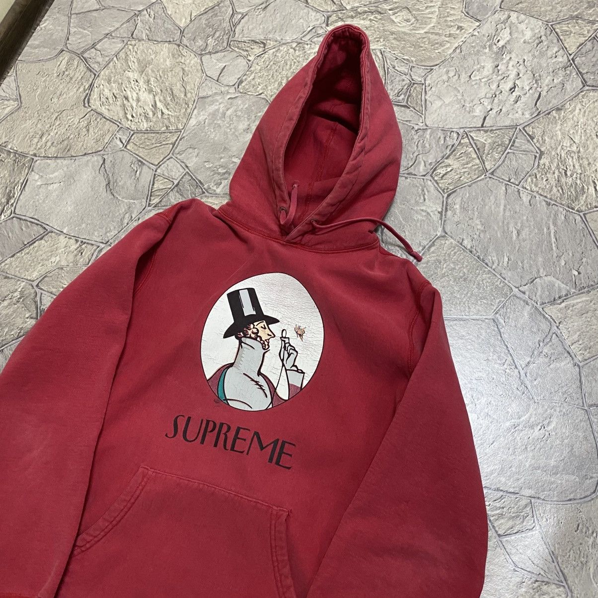 Supreme Supreme Hoodie Big Logo Red Size US M / EU 48-50 / 2 - 2 Thumbnail